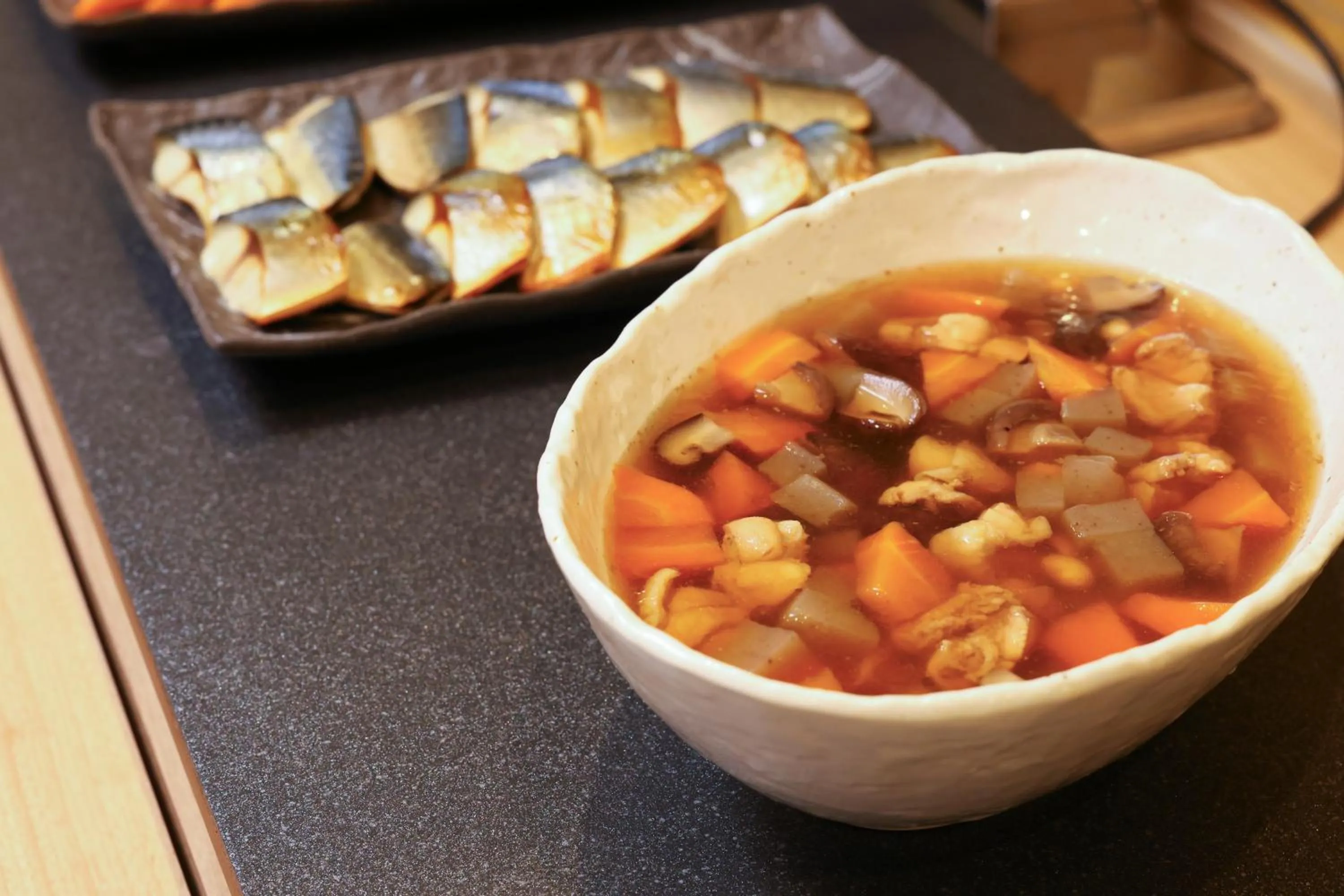 Buffet breakfast in Natural Hot Spring Higo no Yu Onyado Nono Kumamoto