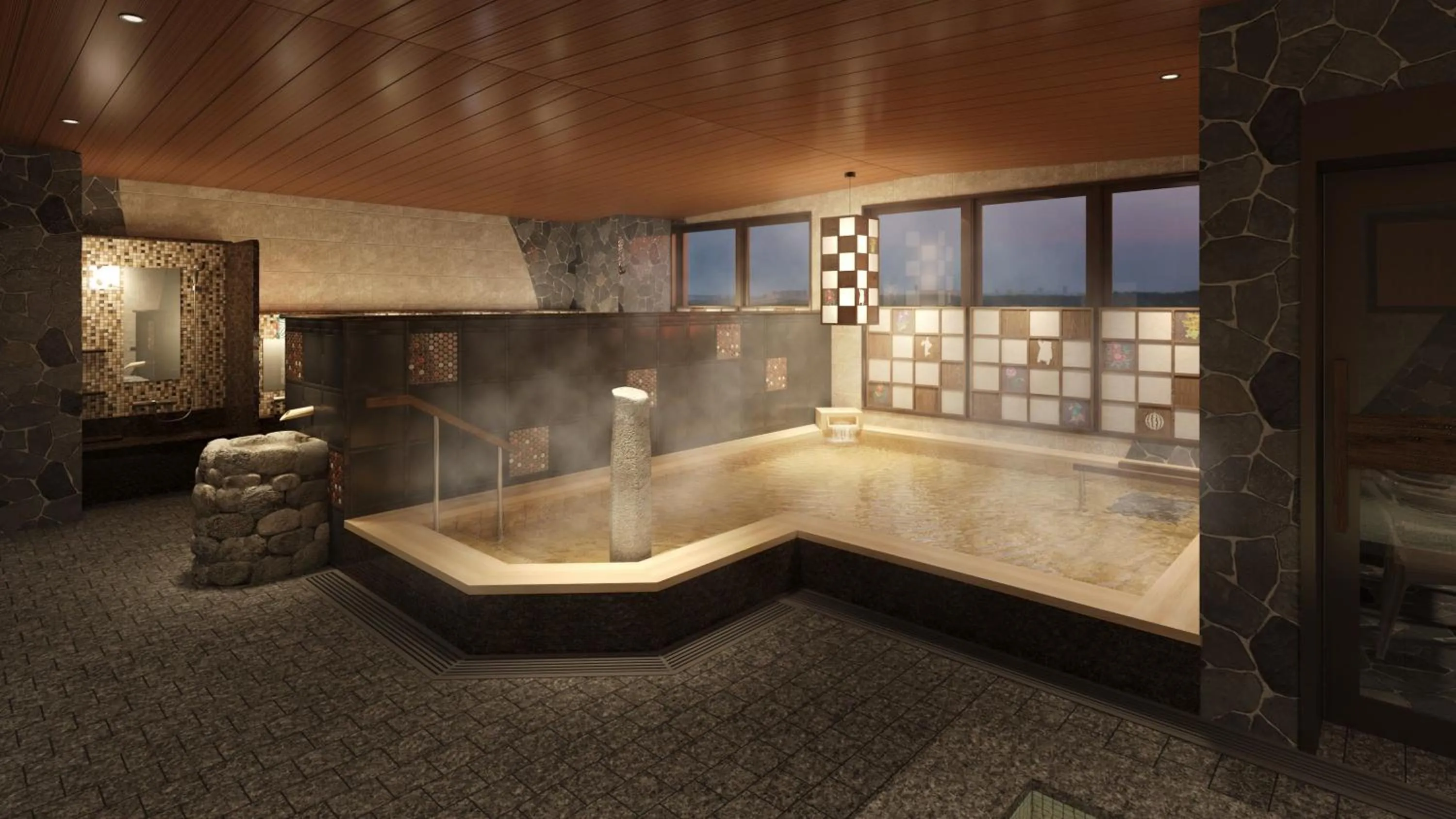 Public Bath in Natural Hot Spring Higo no Yu Onyado Nono Kumamoto