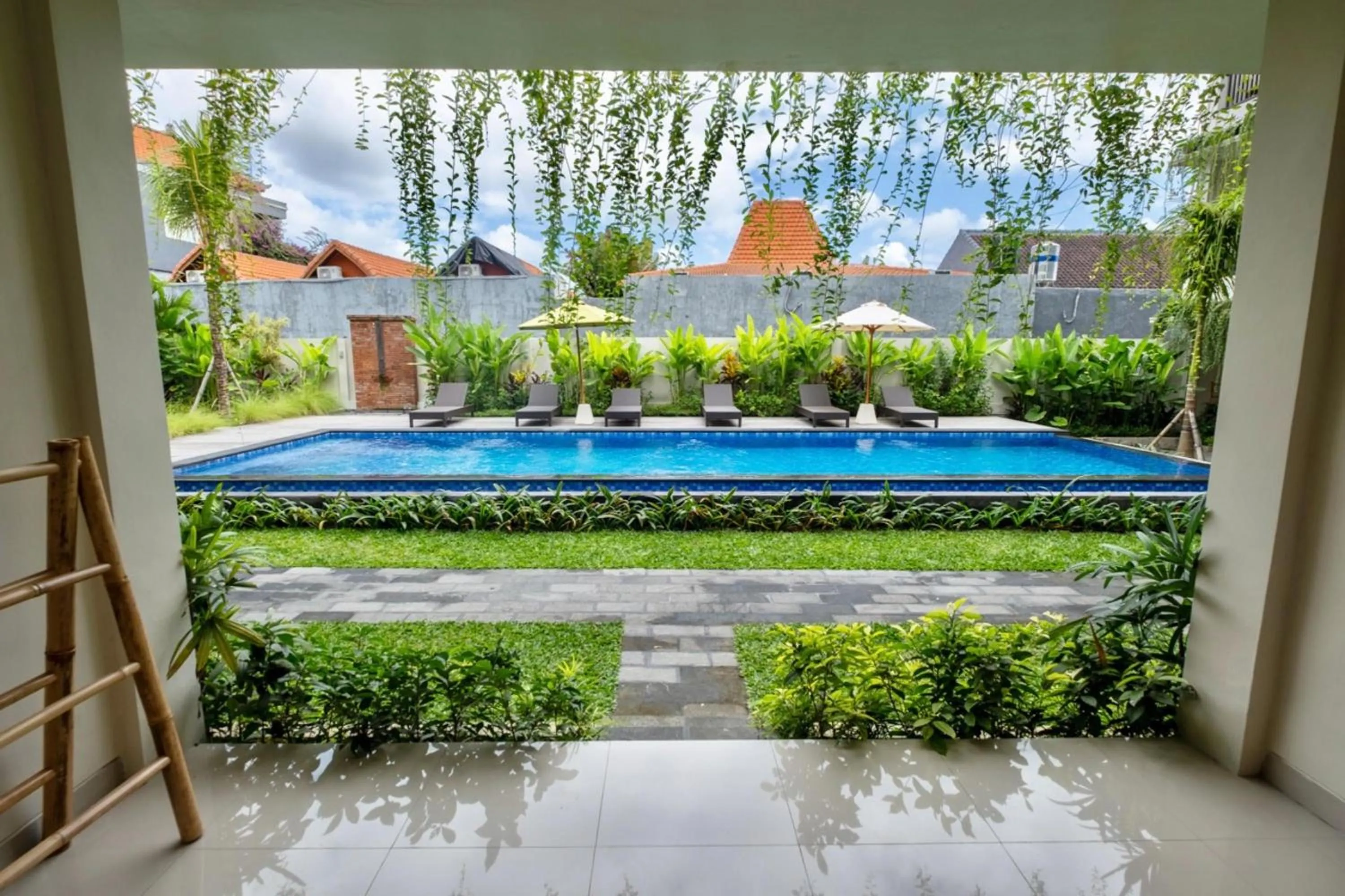 Garden view in Puri Kaja House