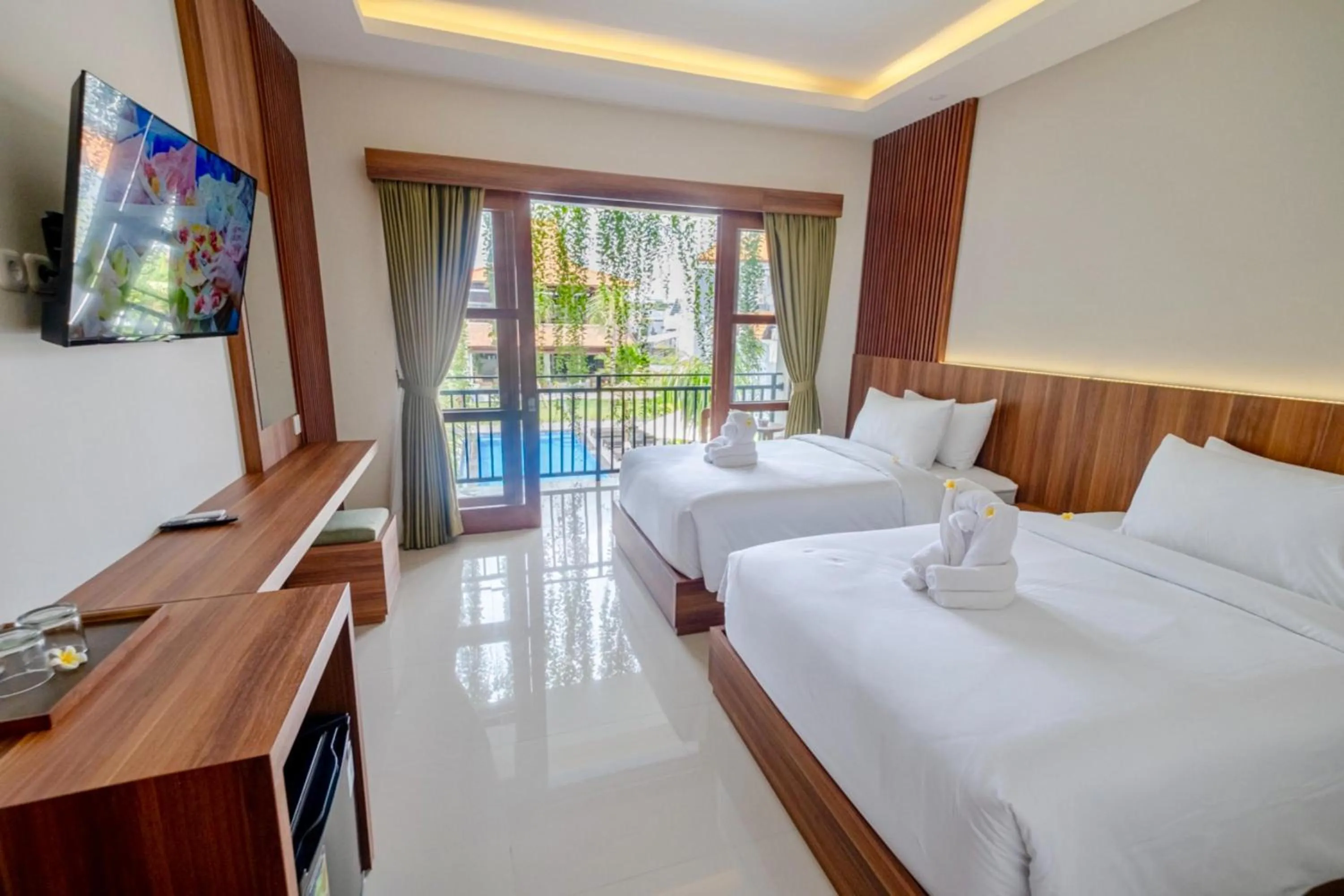 Bed in Puri Kaja House