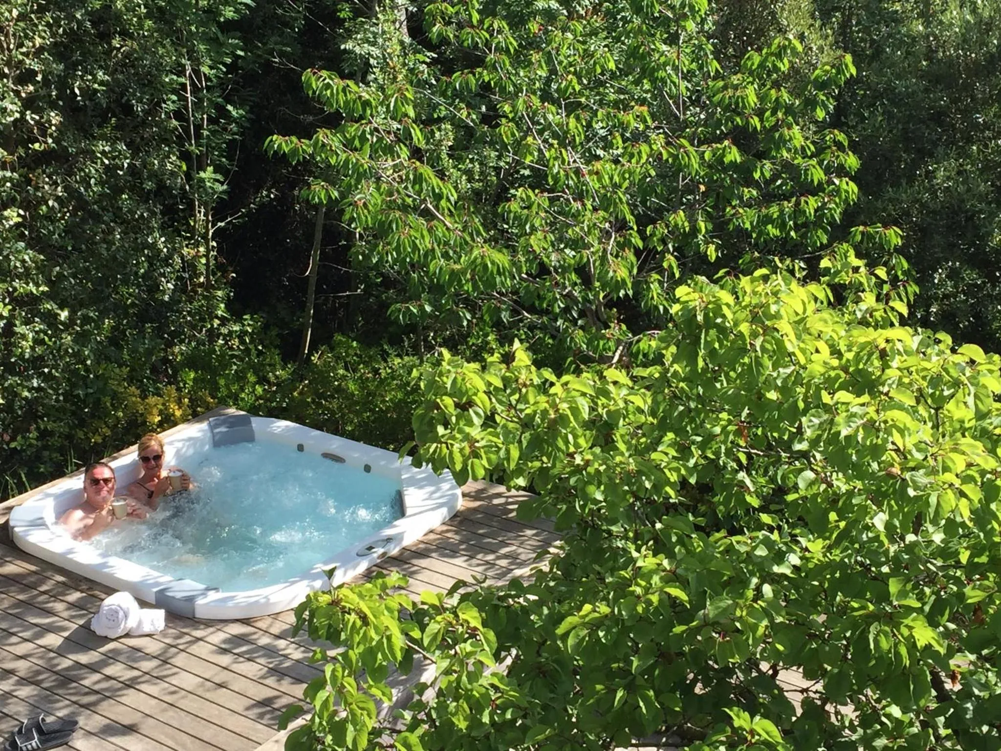 Hot Tub in Mediterranea Luxury House