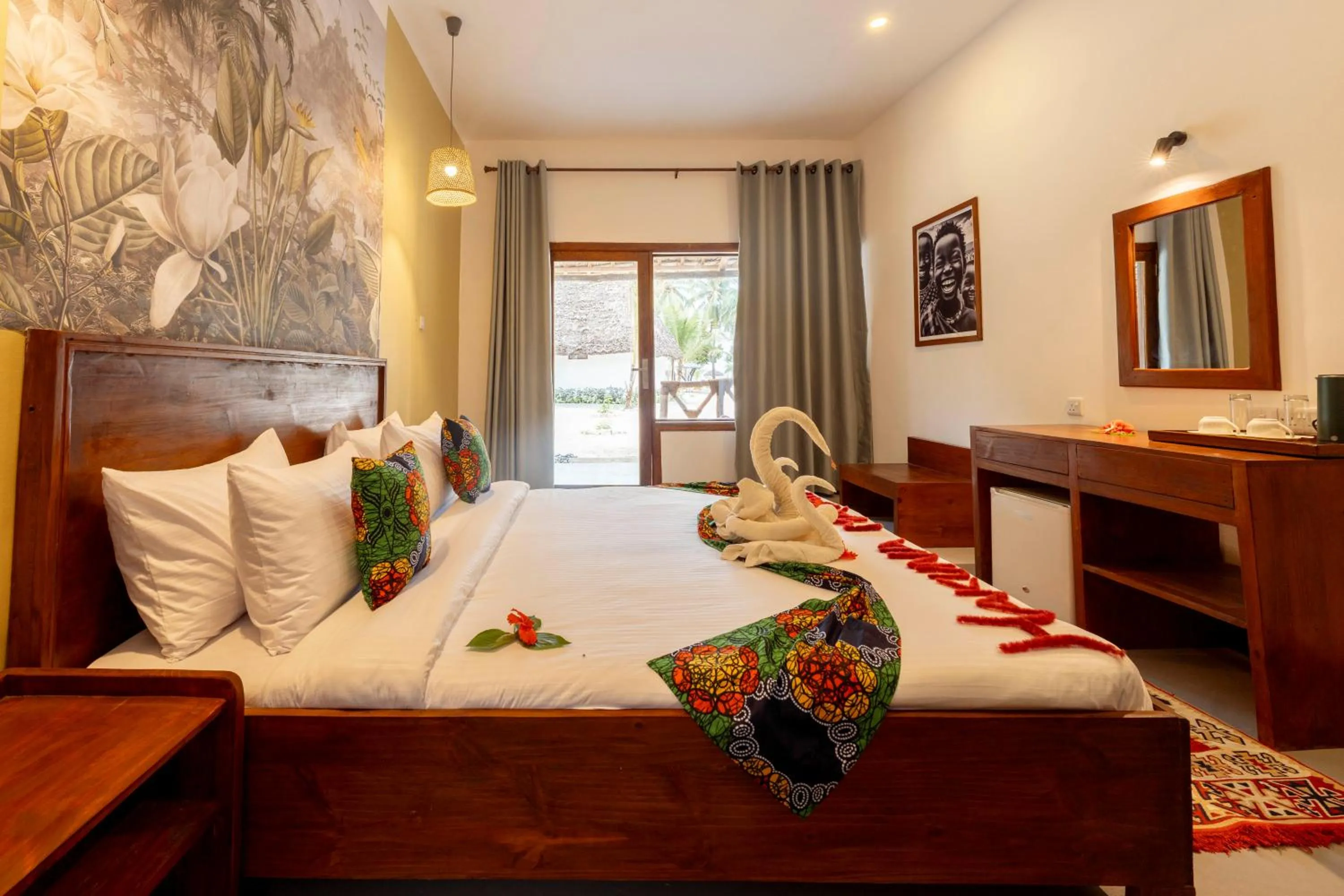 Bed in The Soul Zanzibar Beach Hotel & Spa