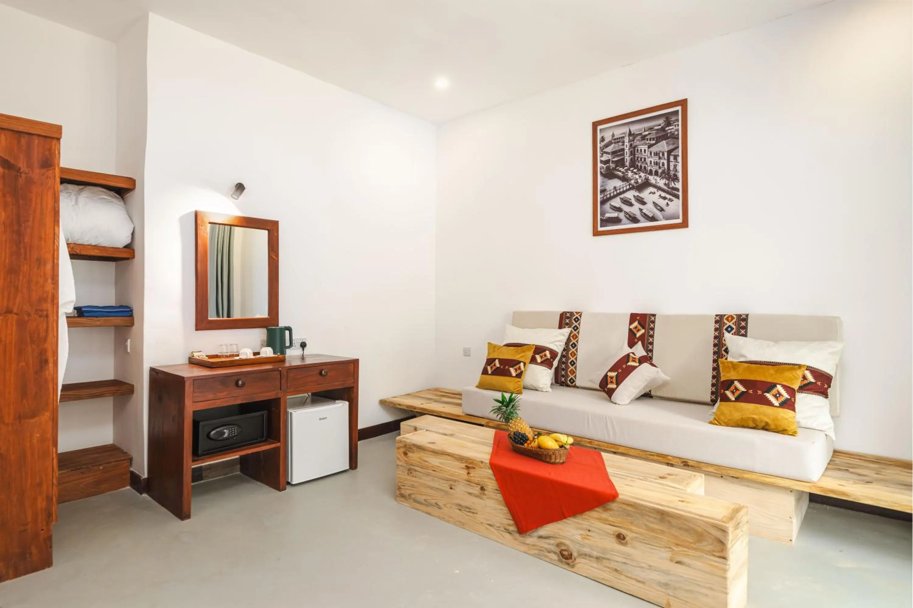 Bed in The Soul Zanzibar Beach Hotel & Spa