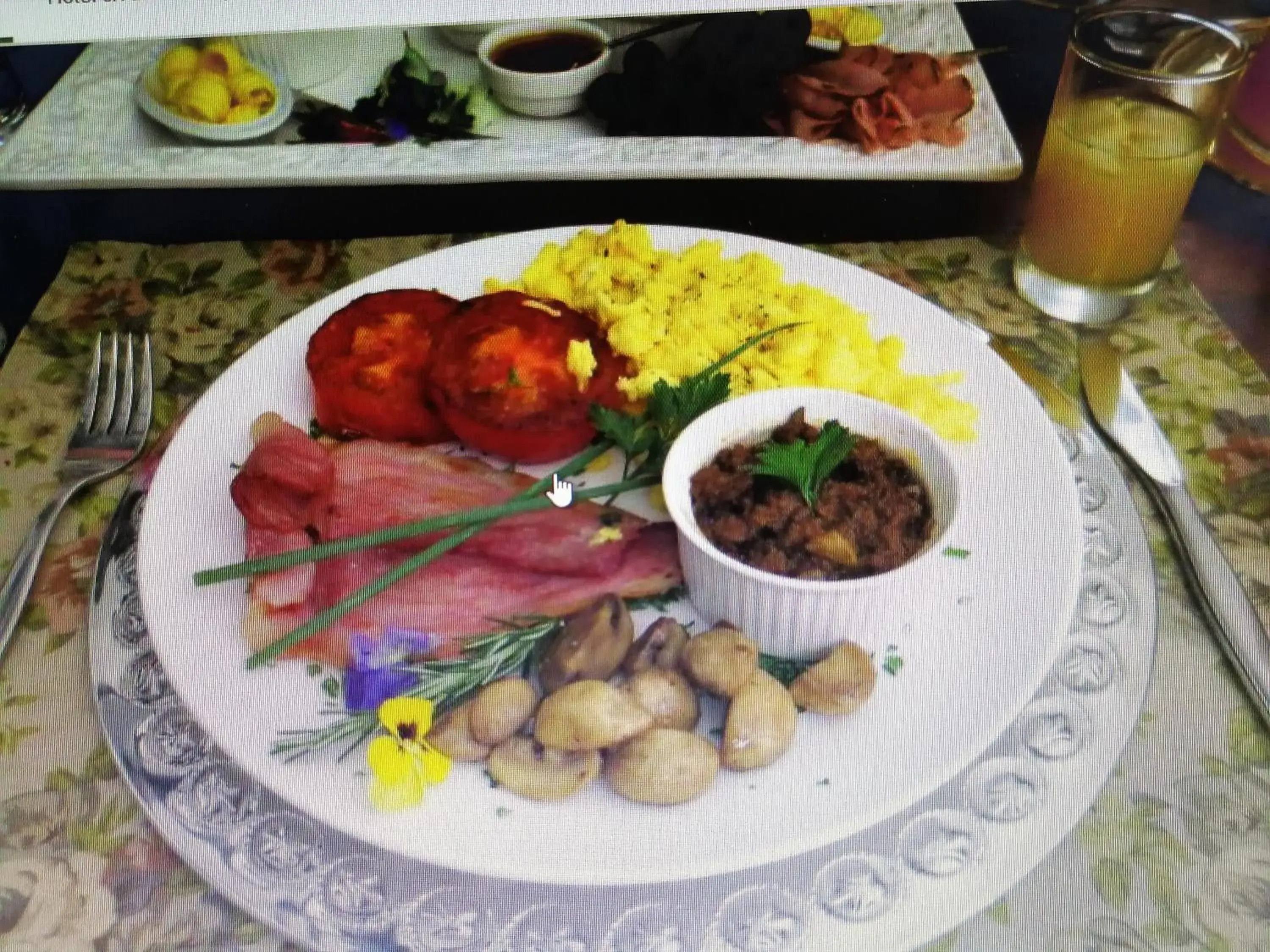 Food close-up in At 98 on Lynburn Guest House Food close-up in At 98 on Lynburn Guest House