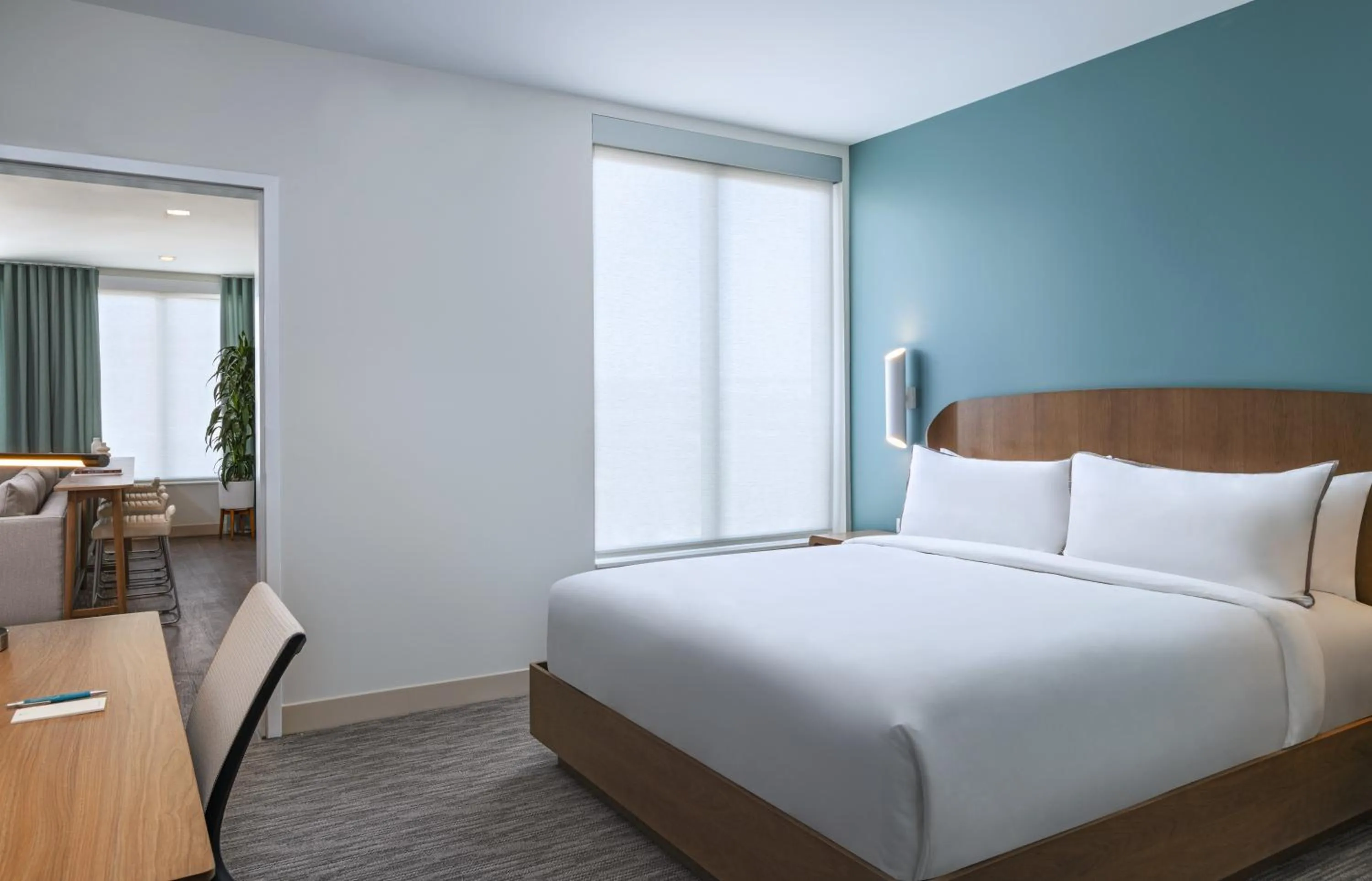 Bedroom, Bed in Element Las Vegas Symphony Park