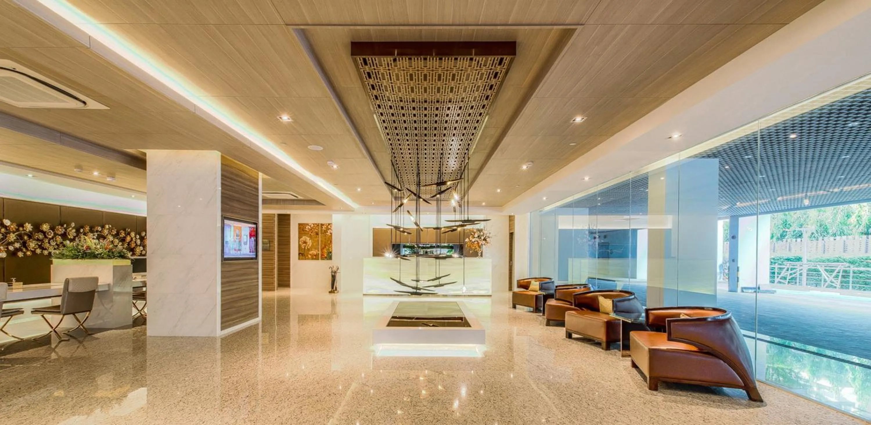 Lobby or reception in Qiss Residence by Bliston