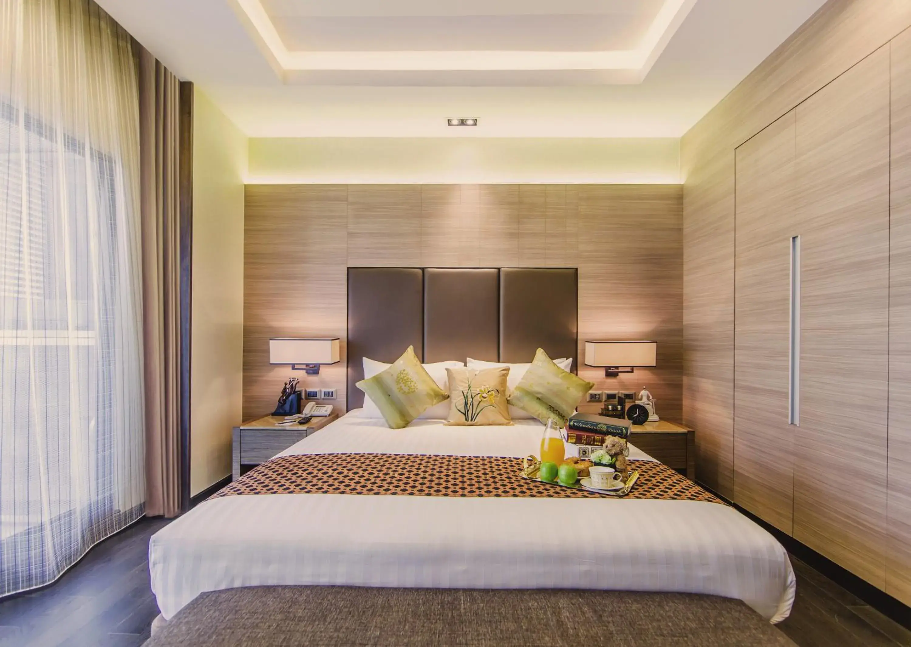 Bedroom, Bed in Qiss Residence by Bliston (SHA Extra Plus)