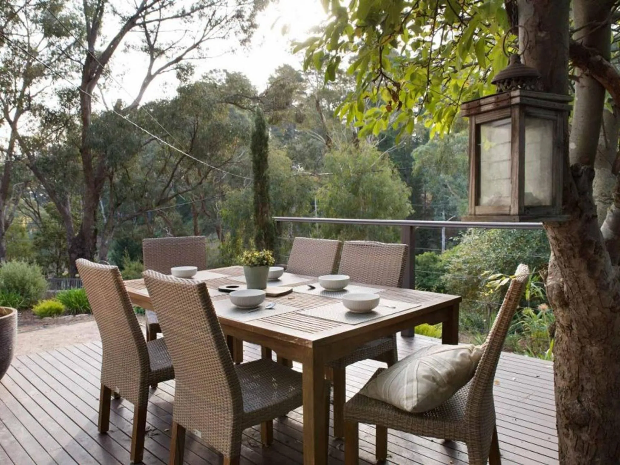 Balcony/Terrace in Viola- cottage retreat in Hepburn Springs