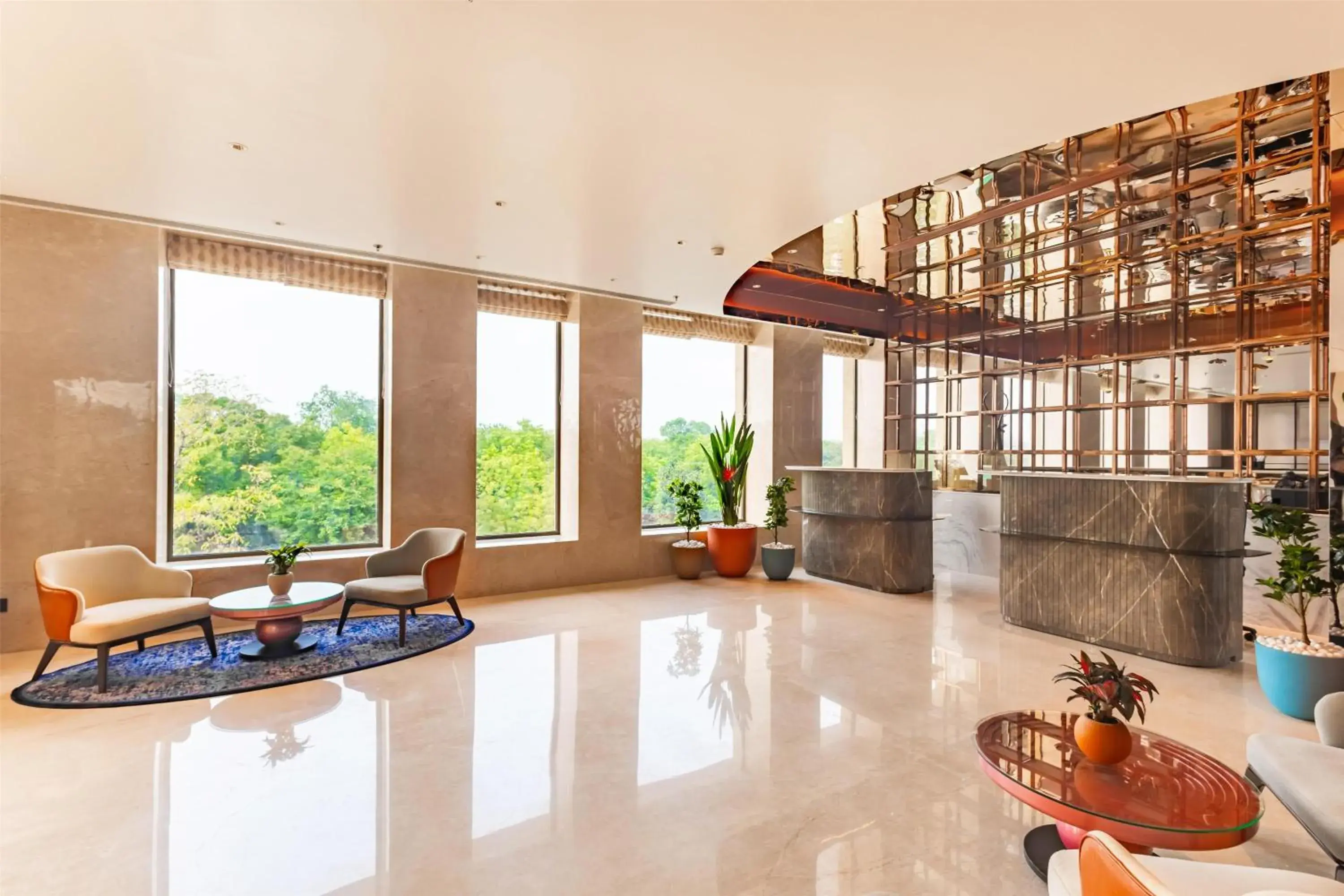 Lobby or reception in Radisson Hotel Jamshedpur Lobby or reception in Radisson Hotel Jamshedpur