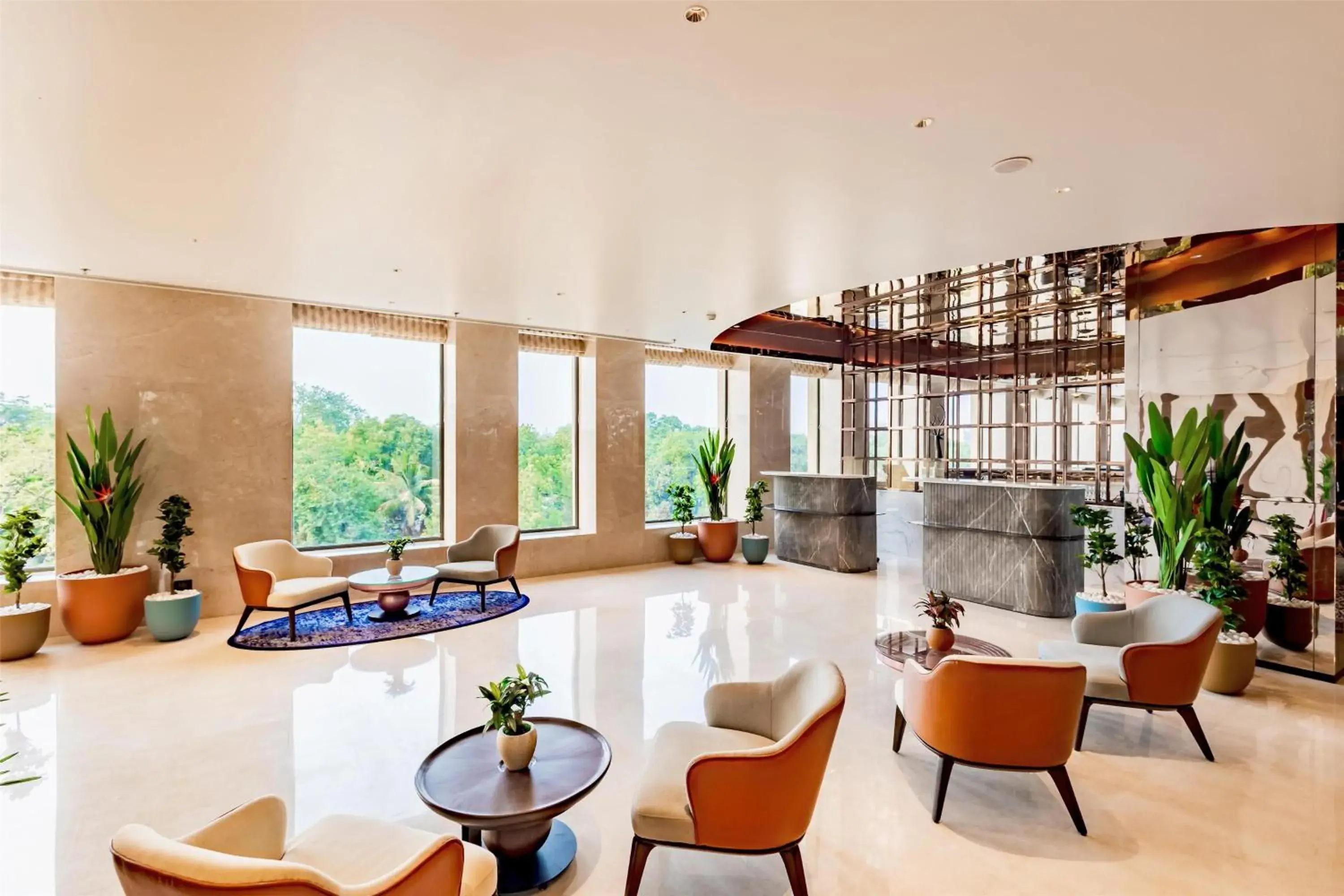 Lobby or reception in Radisson Hotel Jamshedpur Lobby or reception in Radisson Hotel Jamshedpur