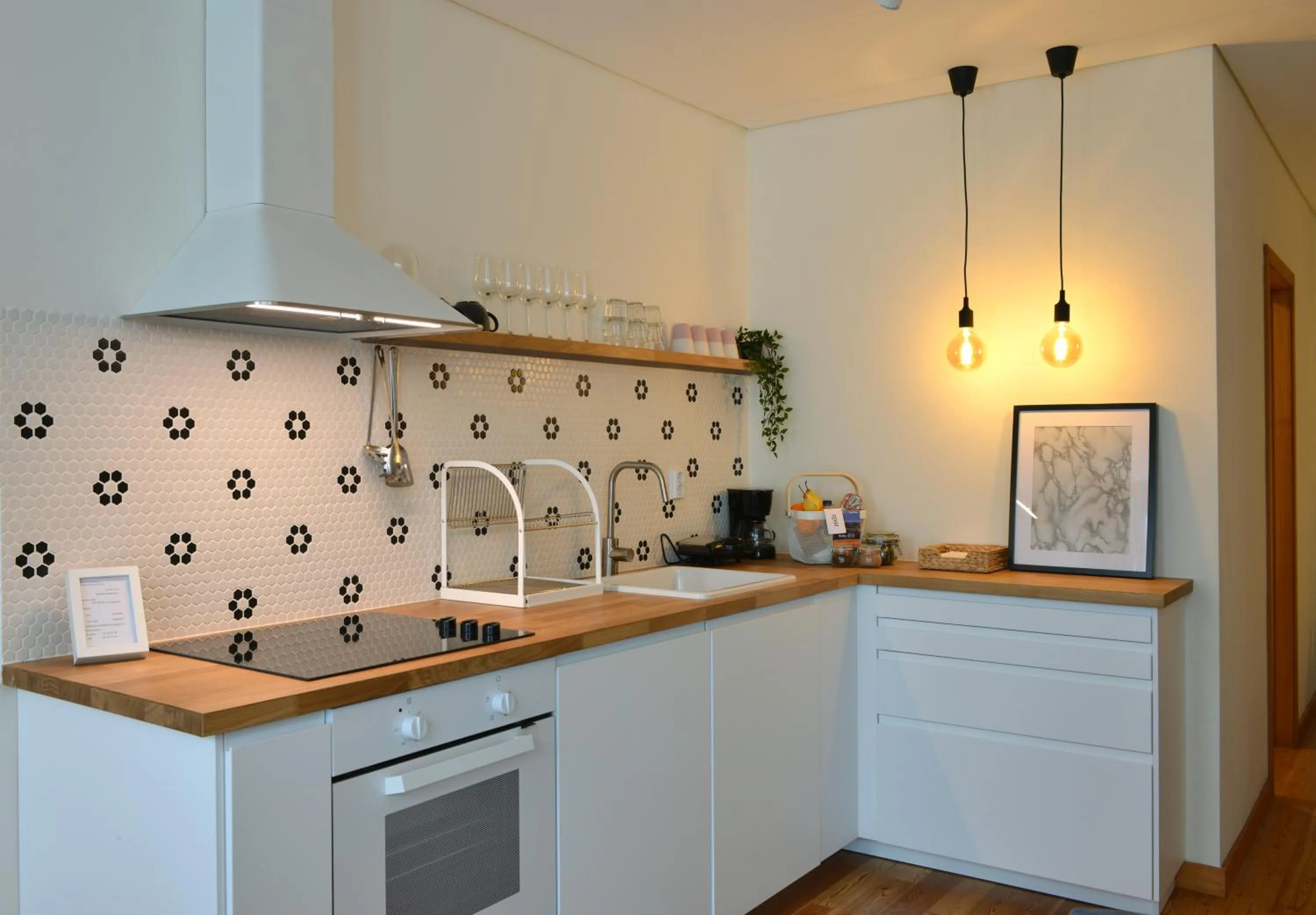 Kitchen or kitchenette in Spot Apartments Sao Bento