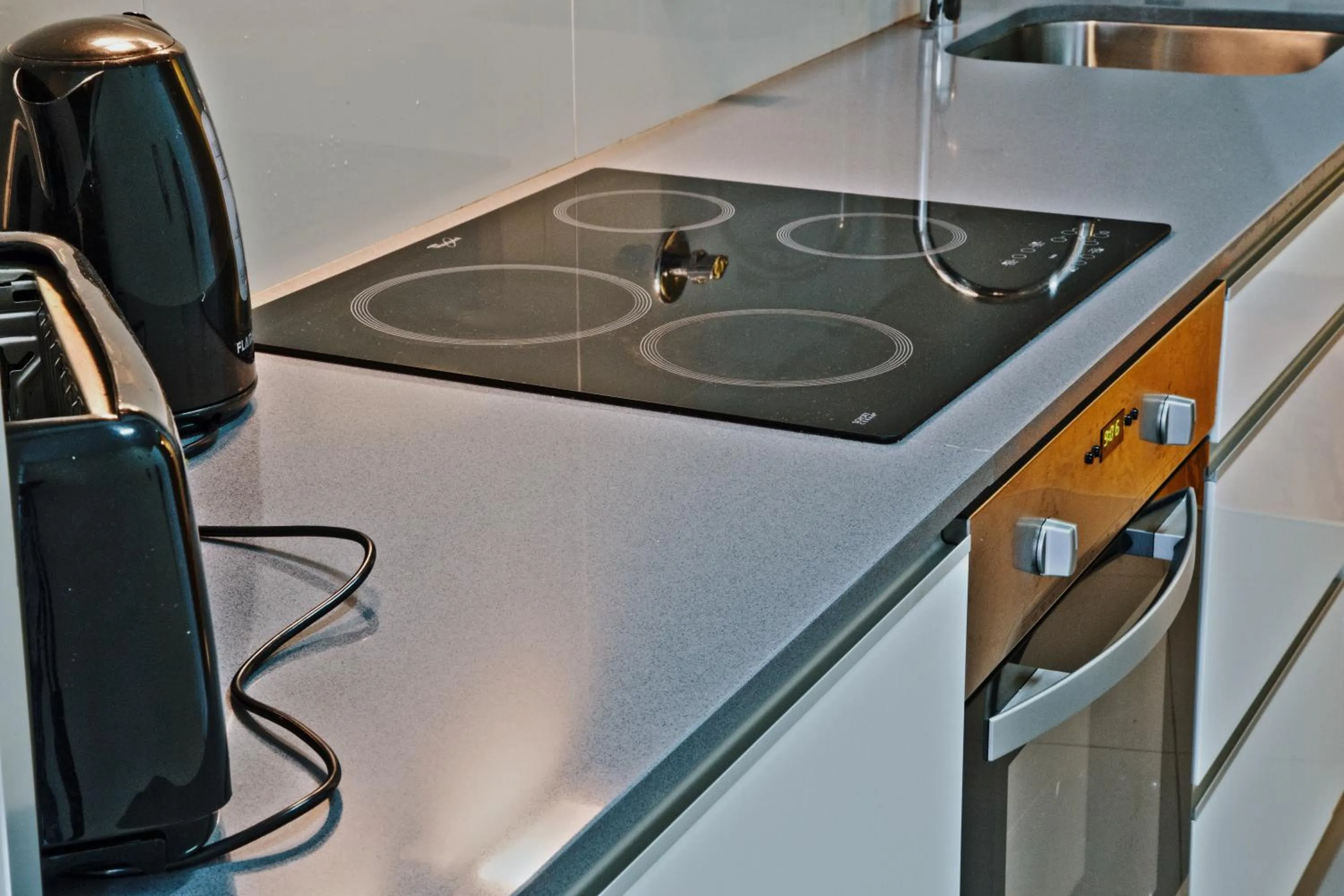 Kitchen or kitchenette in Spot Apartments Sao Bento