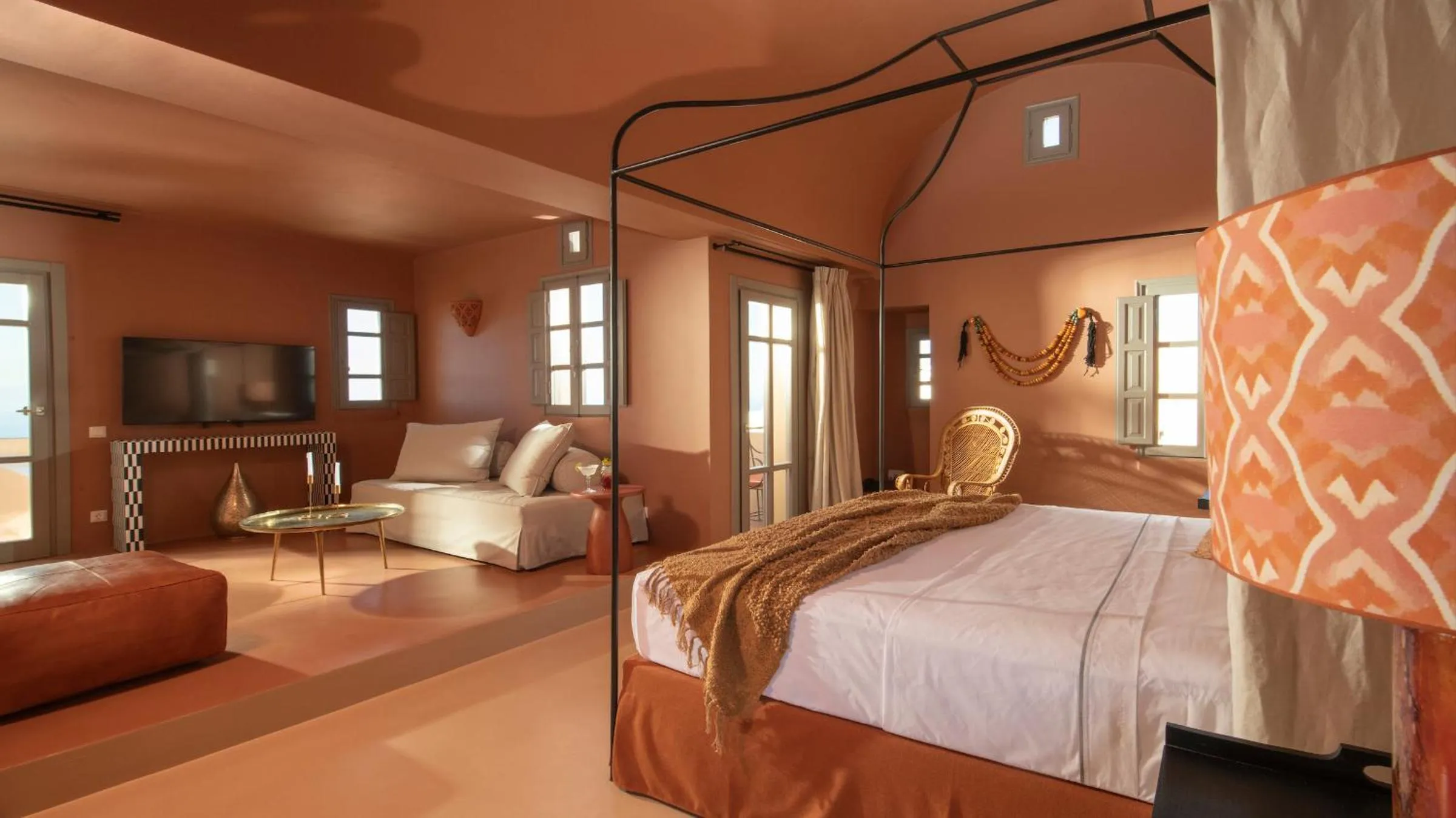 Bed in Terra Verde Oia by K&K