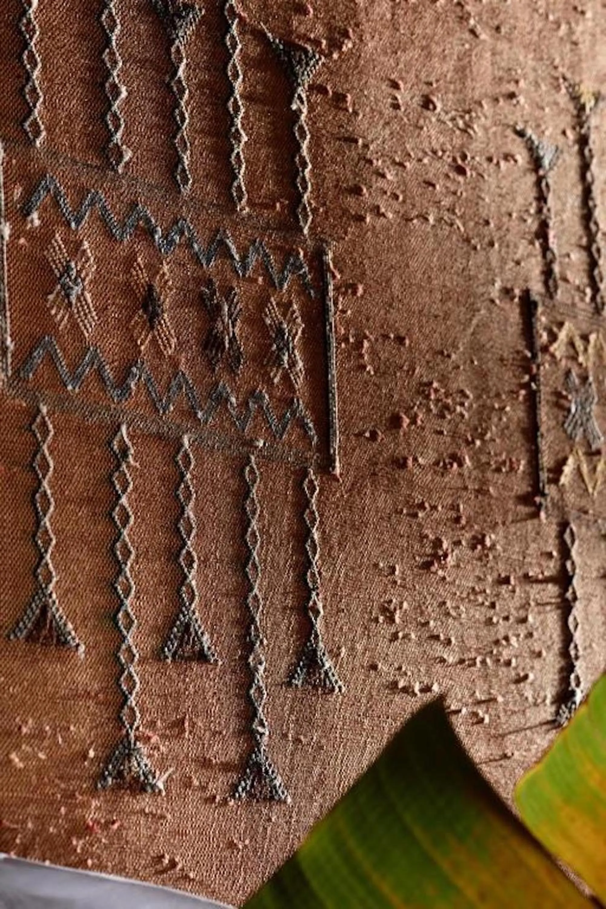 Decorative detail in Terra Verde Oia by K&K