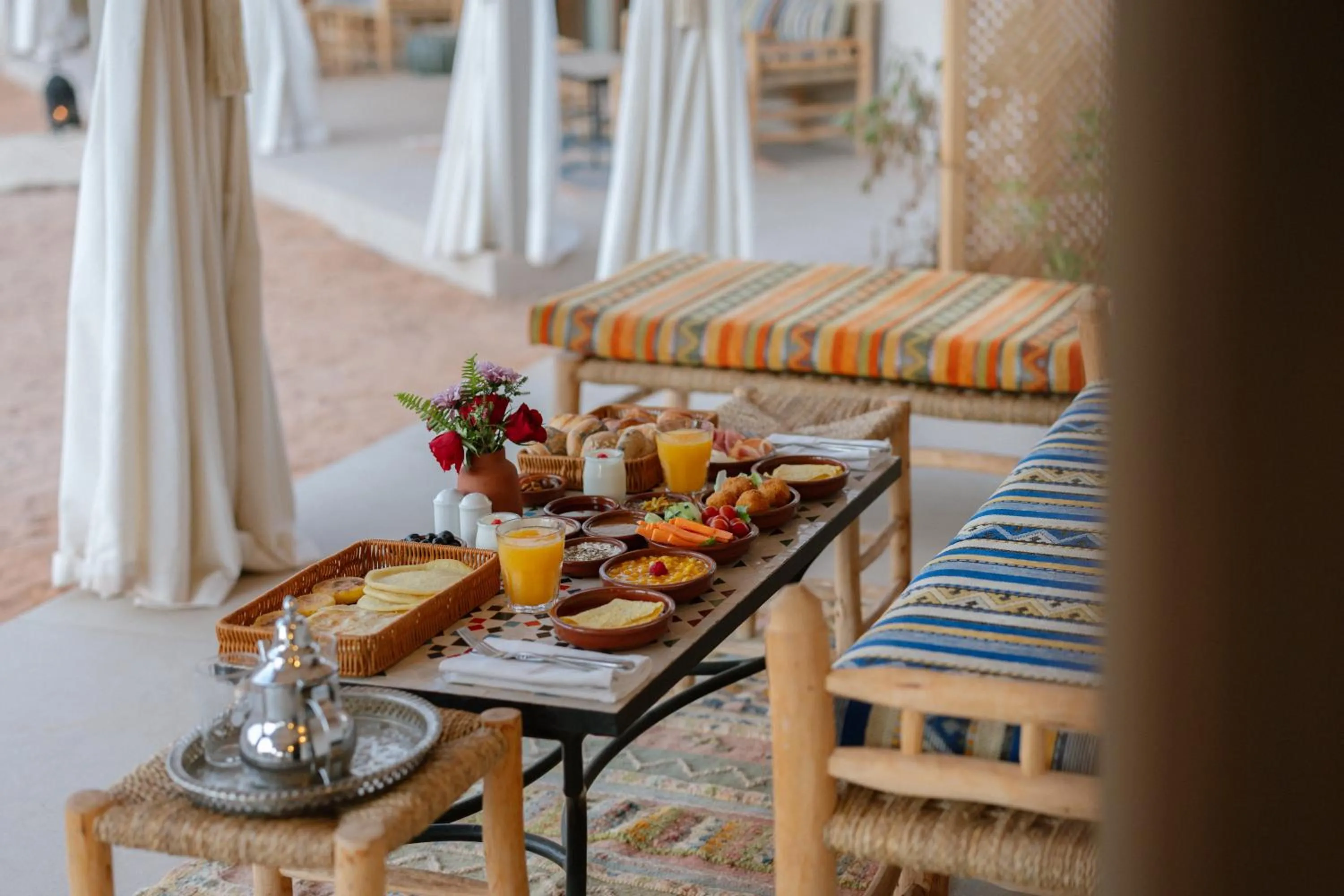 Breakfast in Palmeraie Oasis Camp - A member of Barcelo Hotel Group