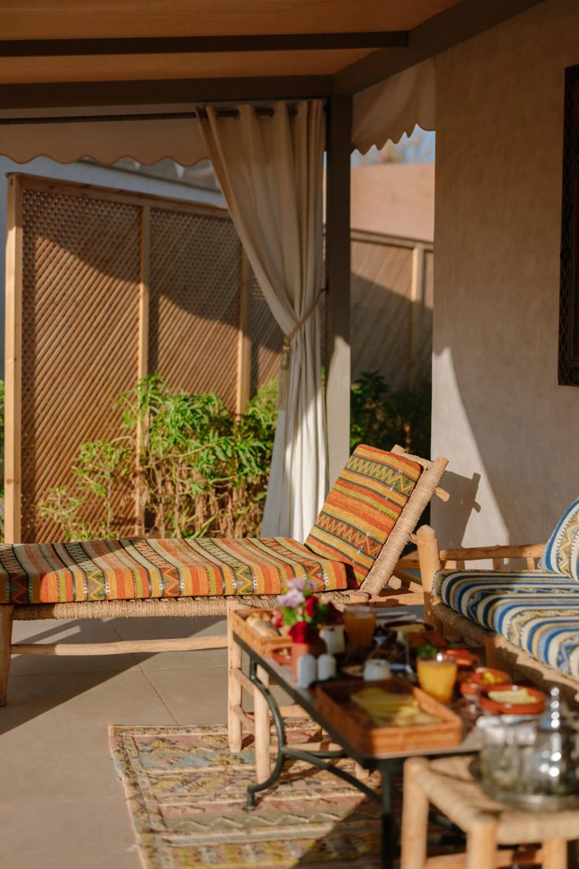 Balcony/Terrace in Palmeraie Oasis Camp - A member of Barcelo Hotel Group