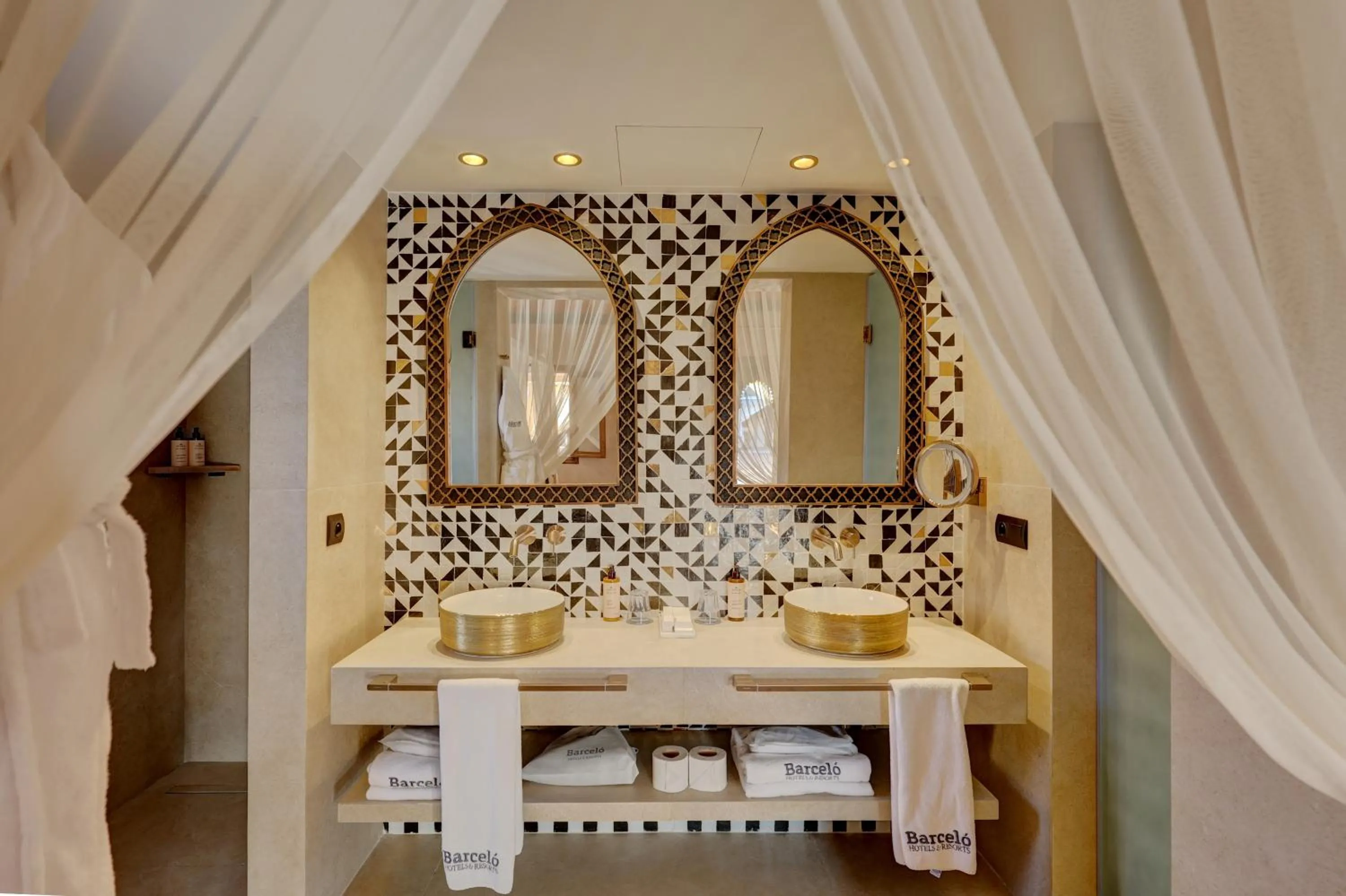 Bathroom in Palmeraie Oasis Camp - A member of Barcelo Hotel Group