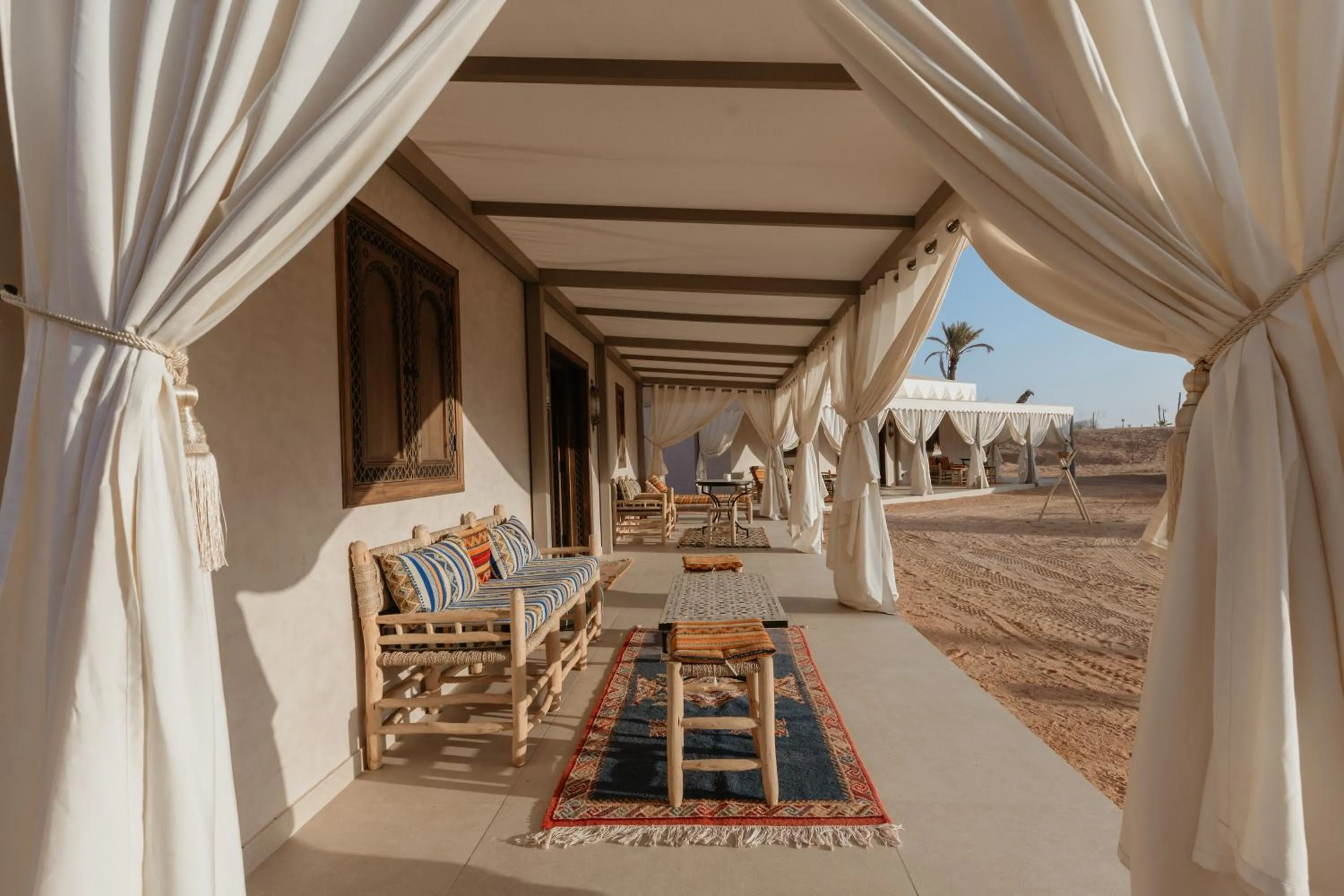 Balcony/Terrace in Palmeraie Oasis Camp - A member of Barcelo Hotel Group
