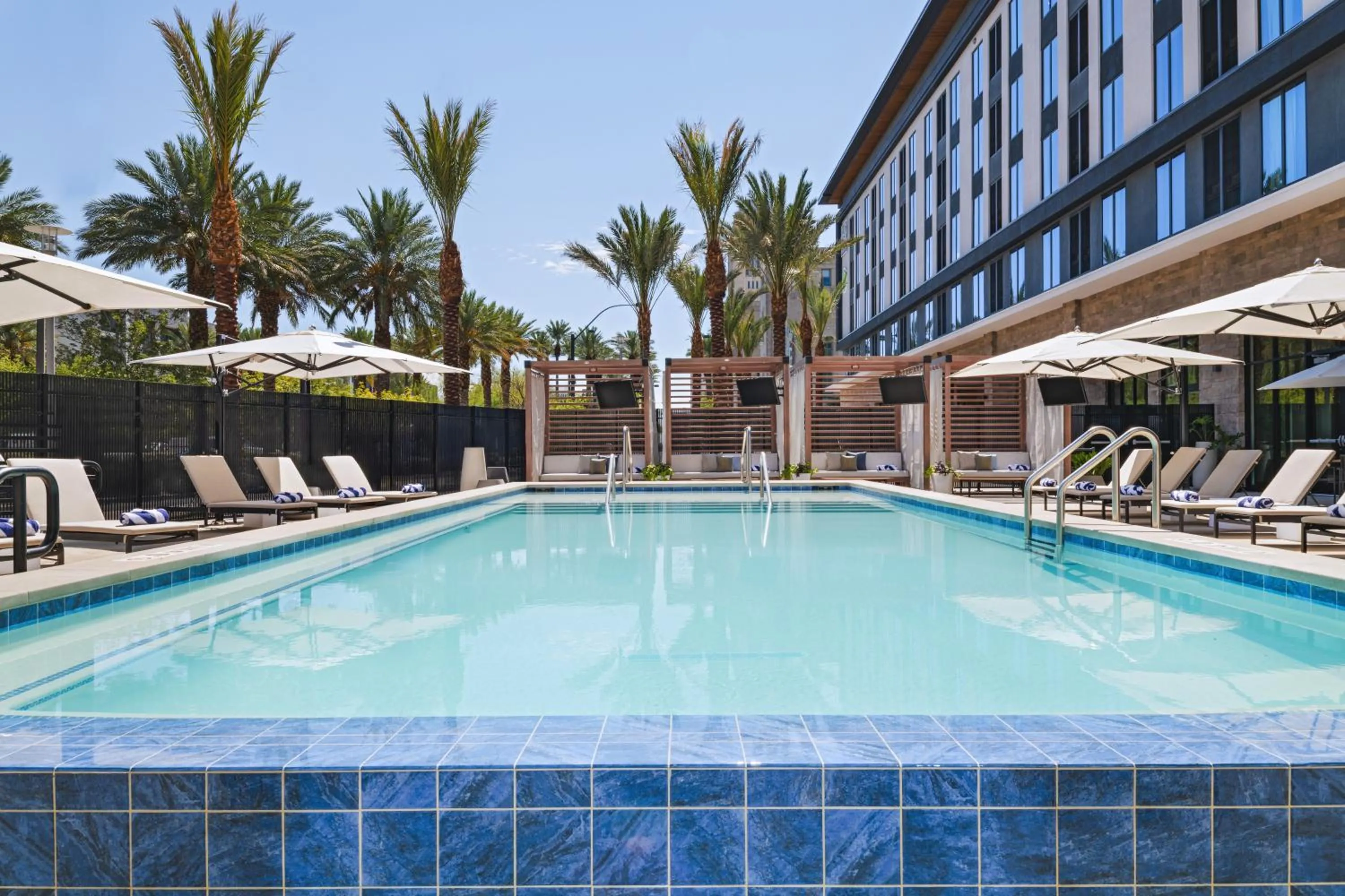 Swimming pool in AC Hotel by Marriott Las Vegas Symphony Park
