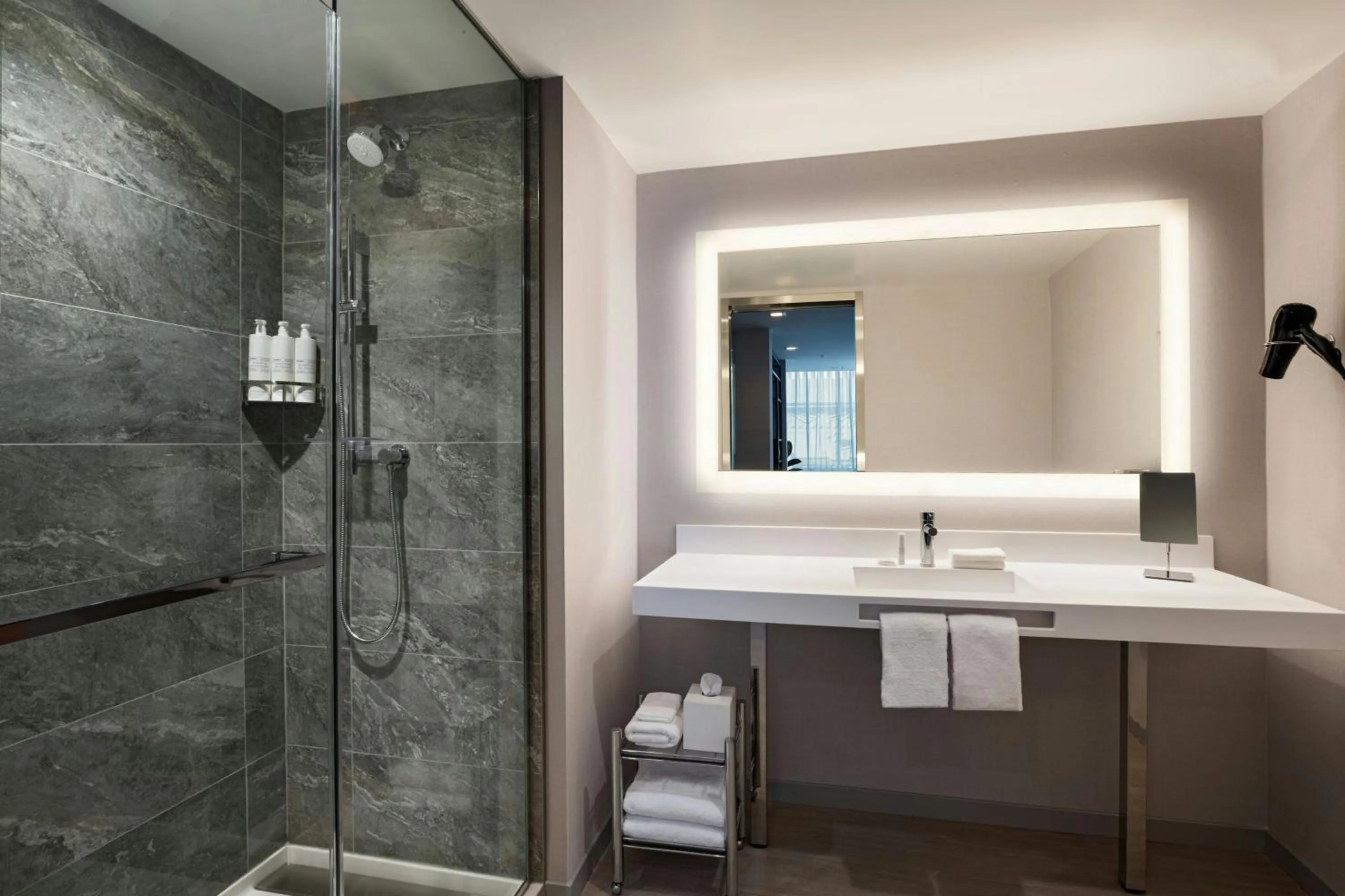 Bathroom in AC Hotel by Marriott Las Vegas Symphony Park