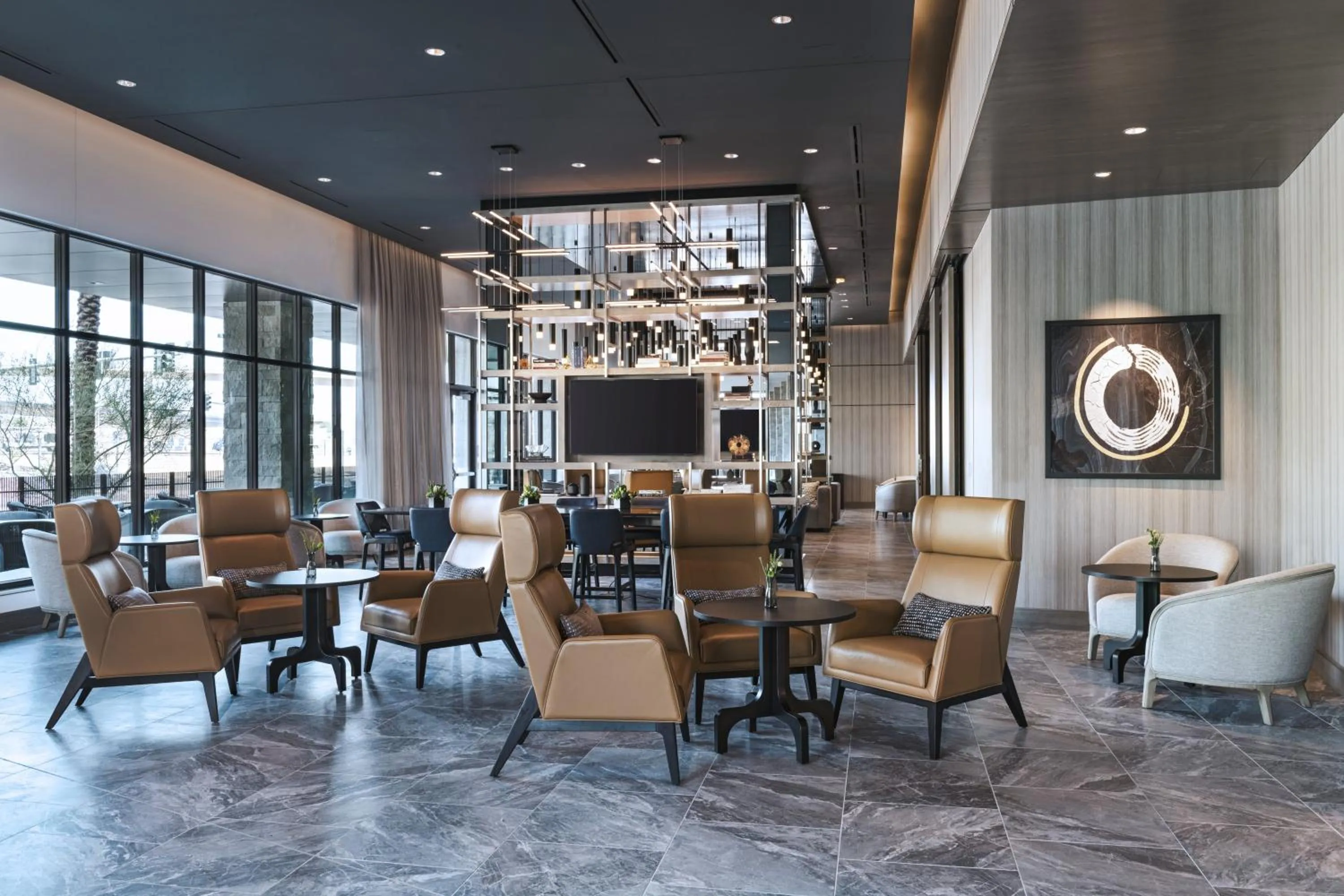 Lounge or bar in AC Hotel by Marriott Las Vegas Symphony Park