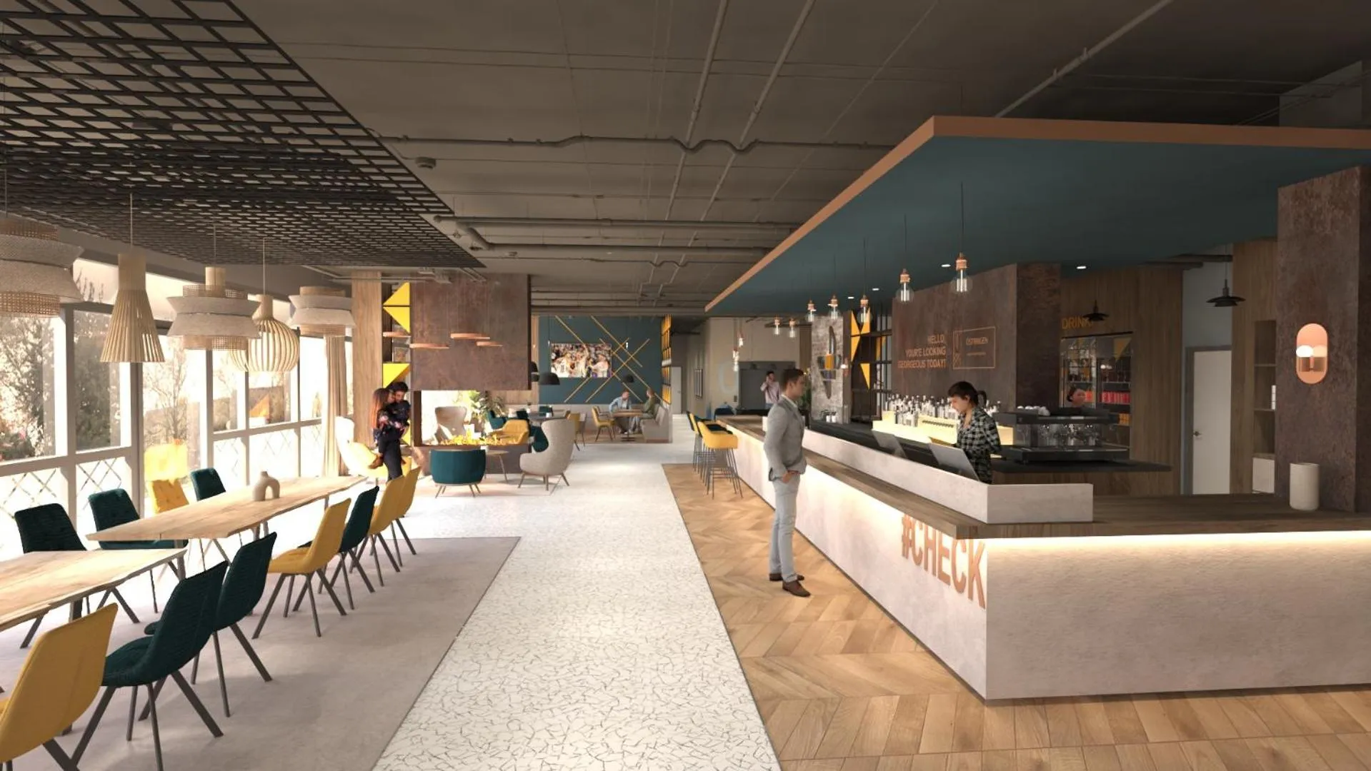 Lobby or reception in Four Points Flex by Sheraton Östringen