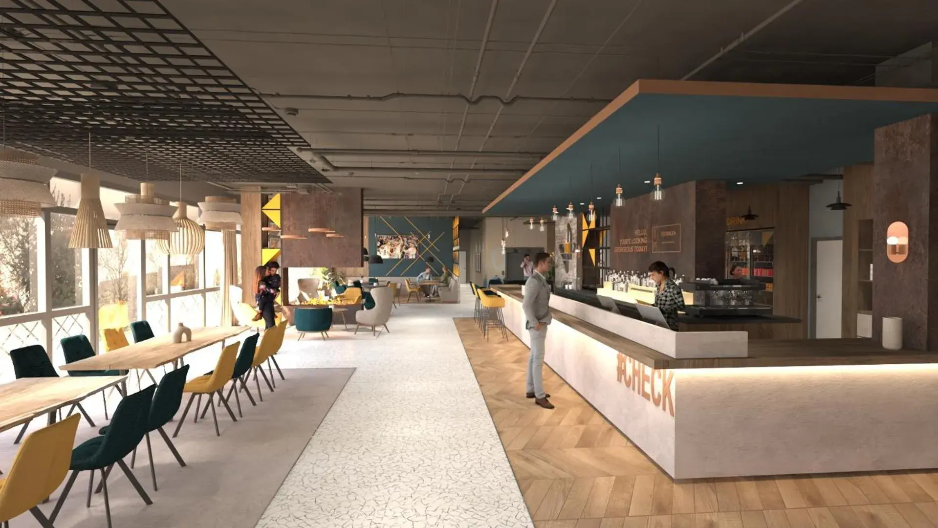 Lobby or reception in Four Points Flex by Sheraton Östringen Lobby or reception in Four Points Flex by Sheraton Östringen