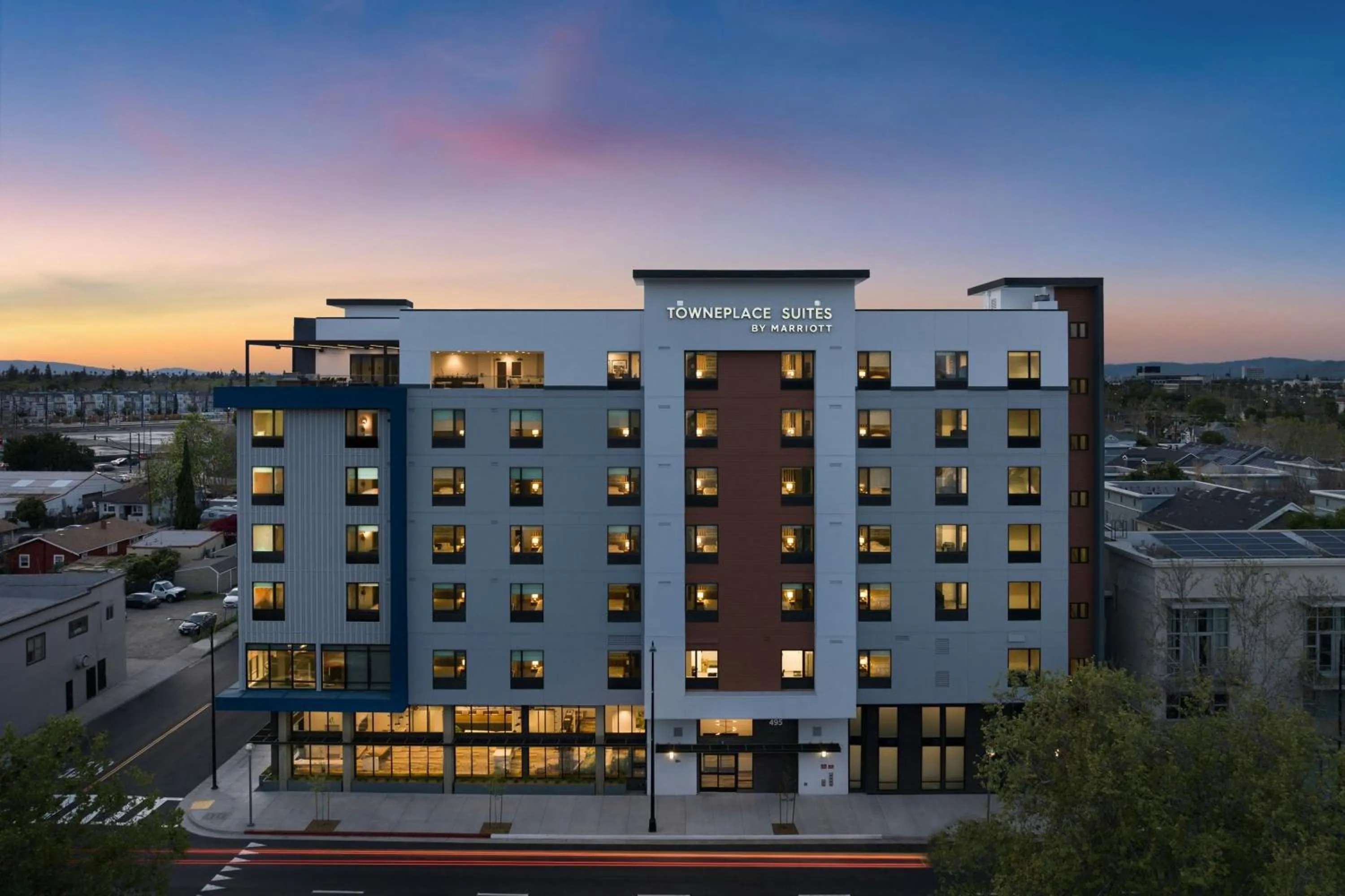 Property building in TownePlace Suites by Marriott San Jose Downtown