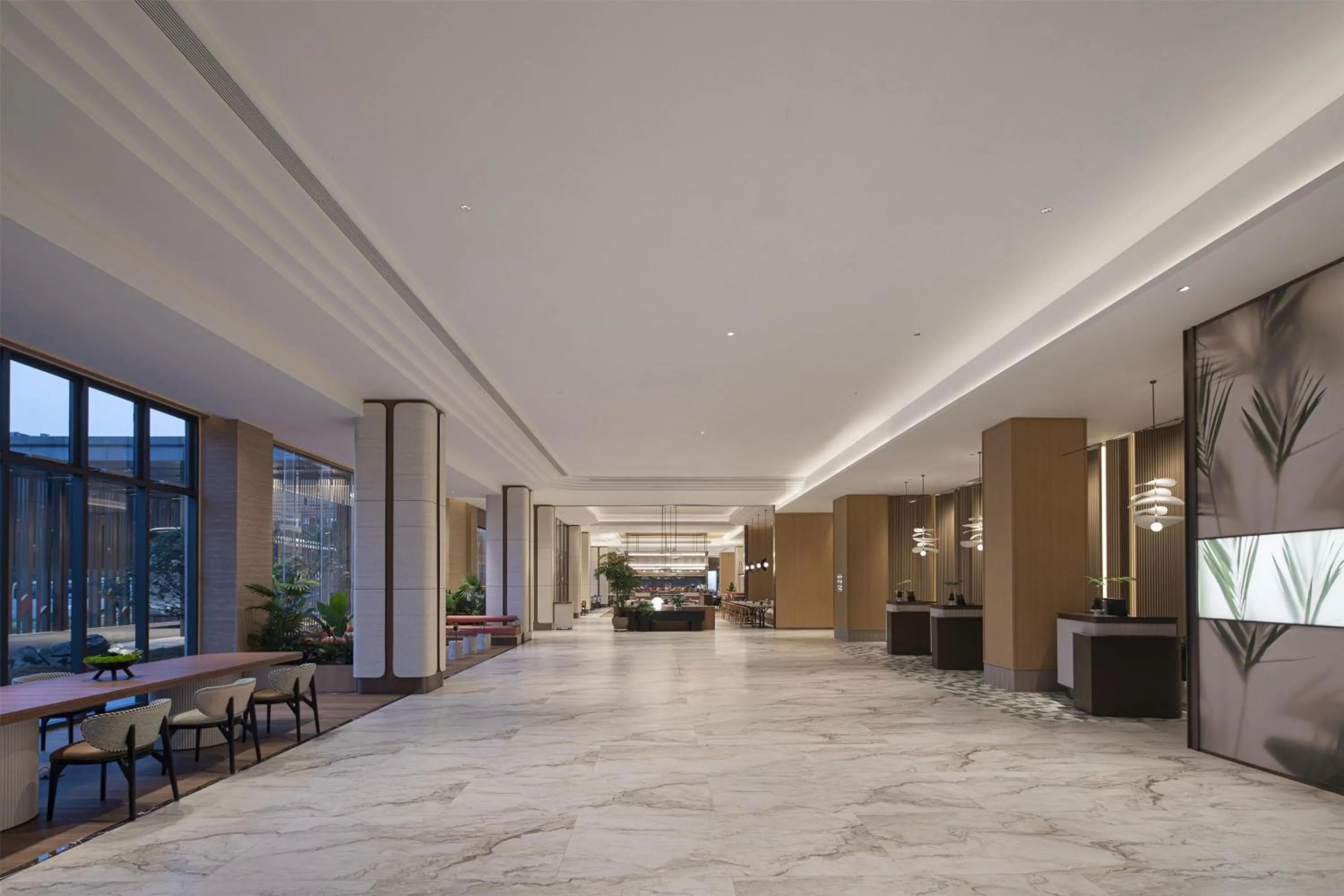 Lobby or reception in Hilton Garden Inn Zhangjiajie Tianmen Mountain