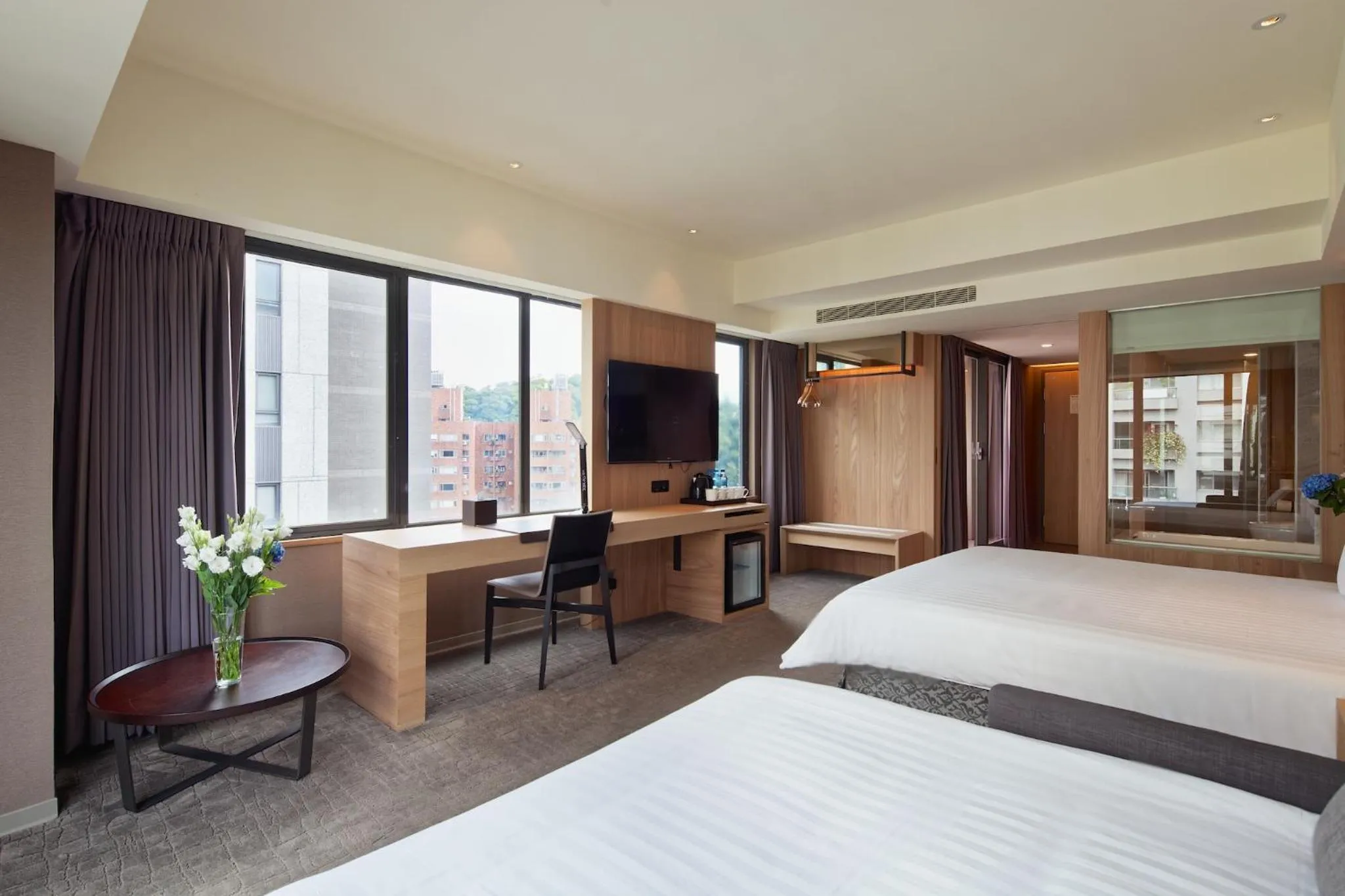 Bed in CHECK inn SELECT Taipei NeiHu