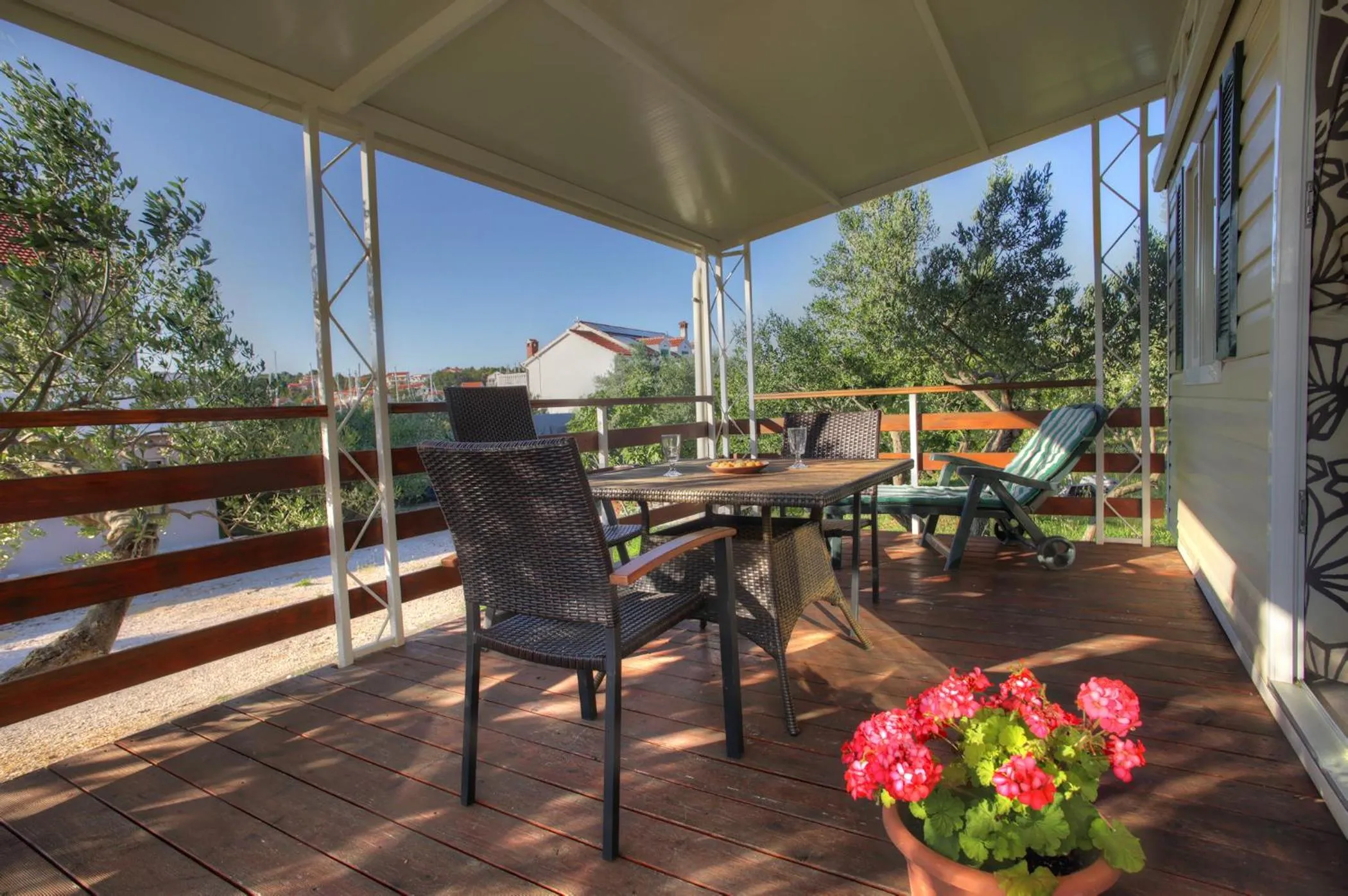 Balcony/Terrace in Apartments Irena