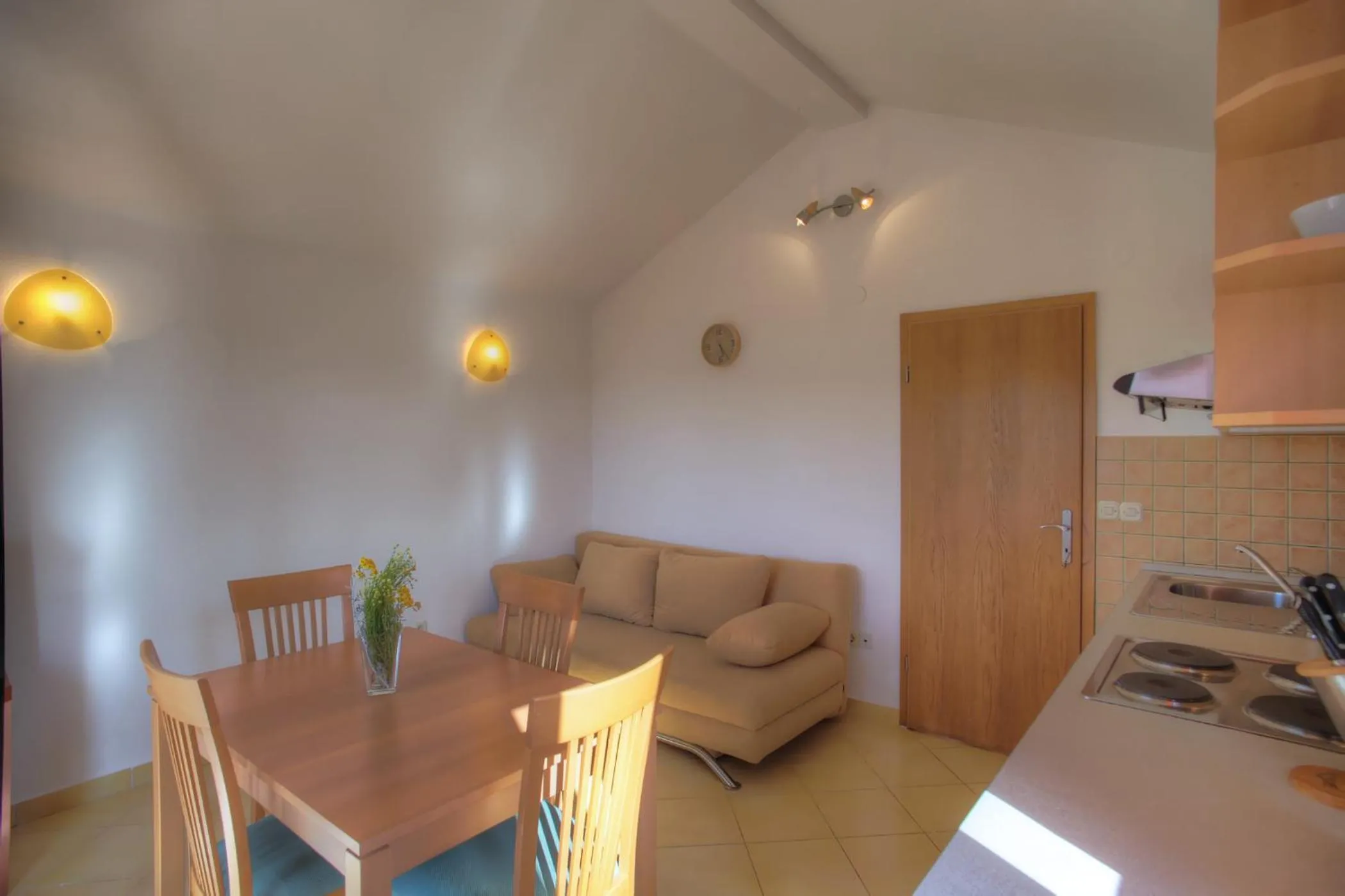 Kitchen or kitchenette in Apartments Irena