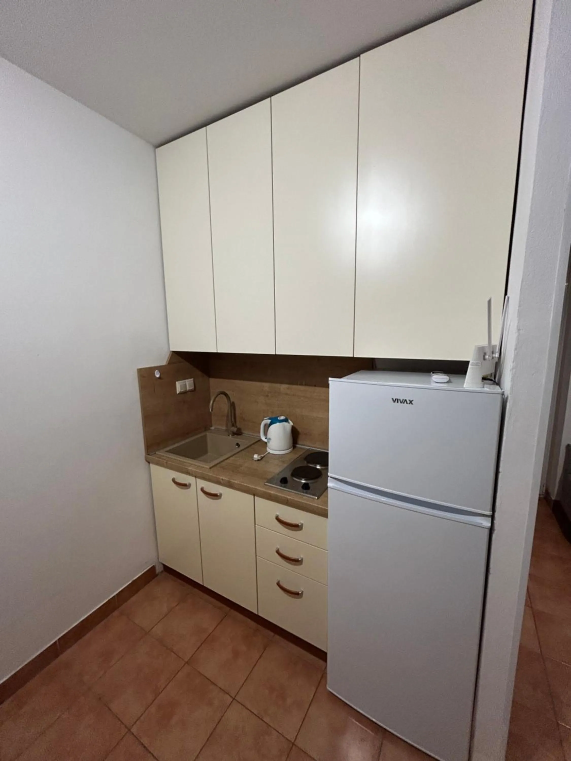 Kitchen or kitchenette in Apartments Irena