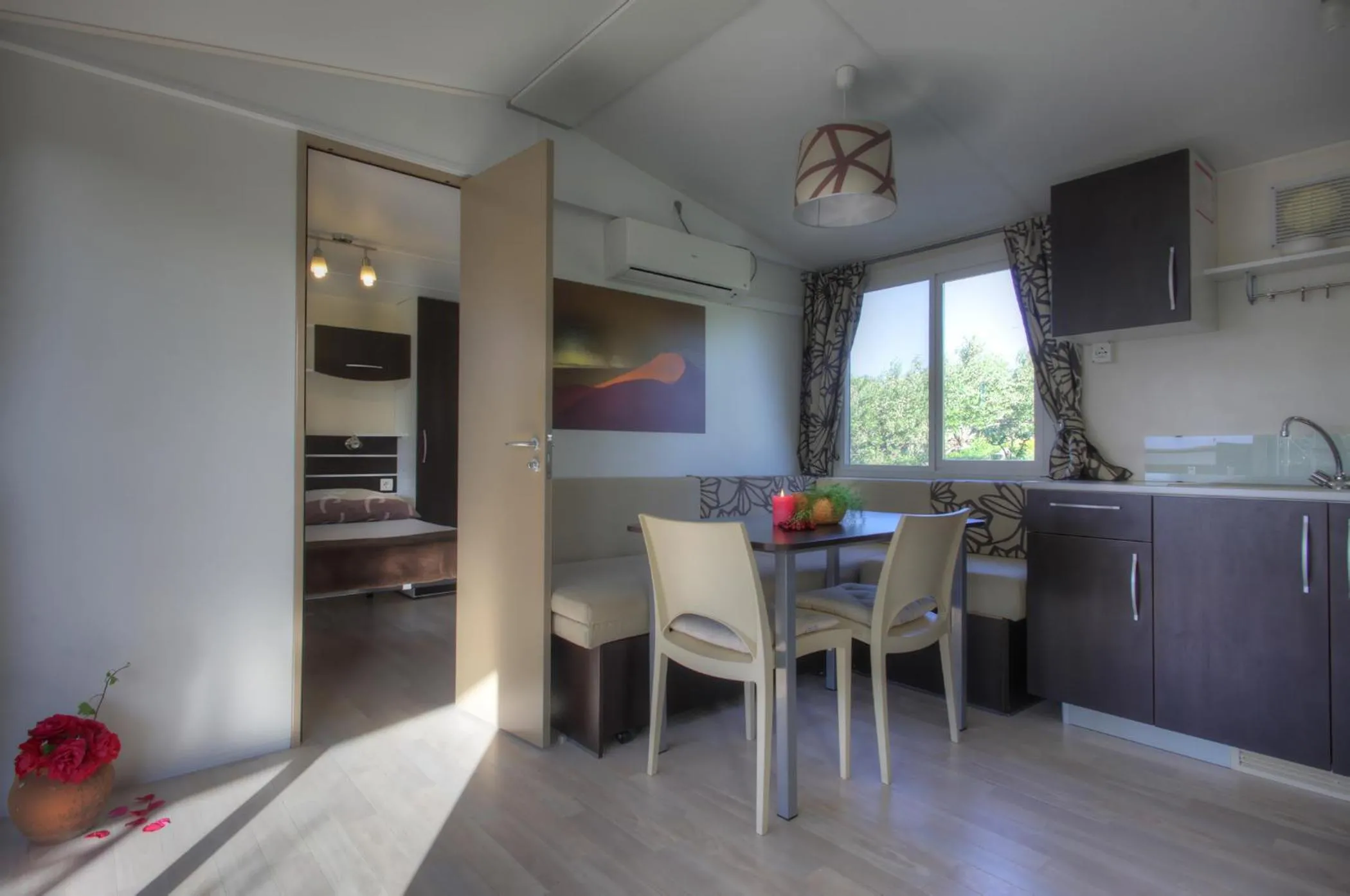 Kitchen or kitchenette in Apartments Irena