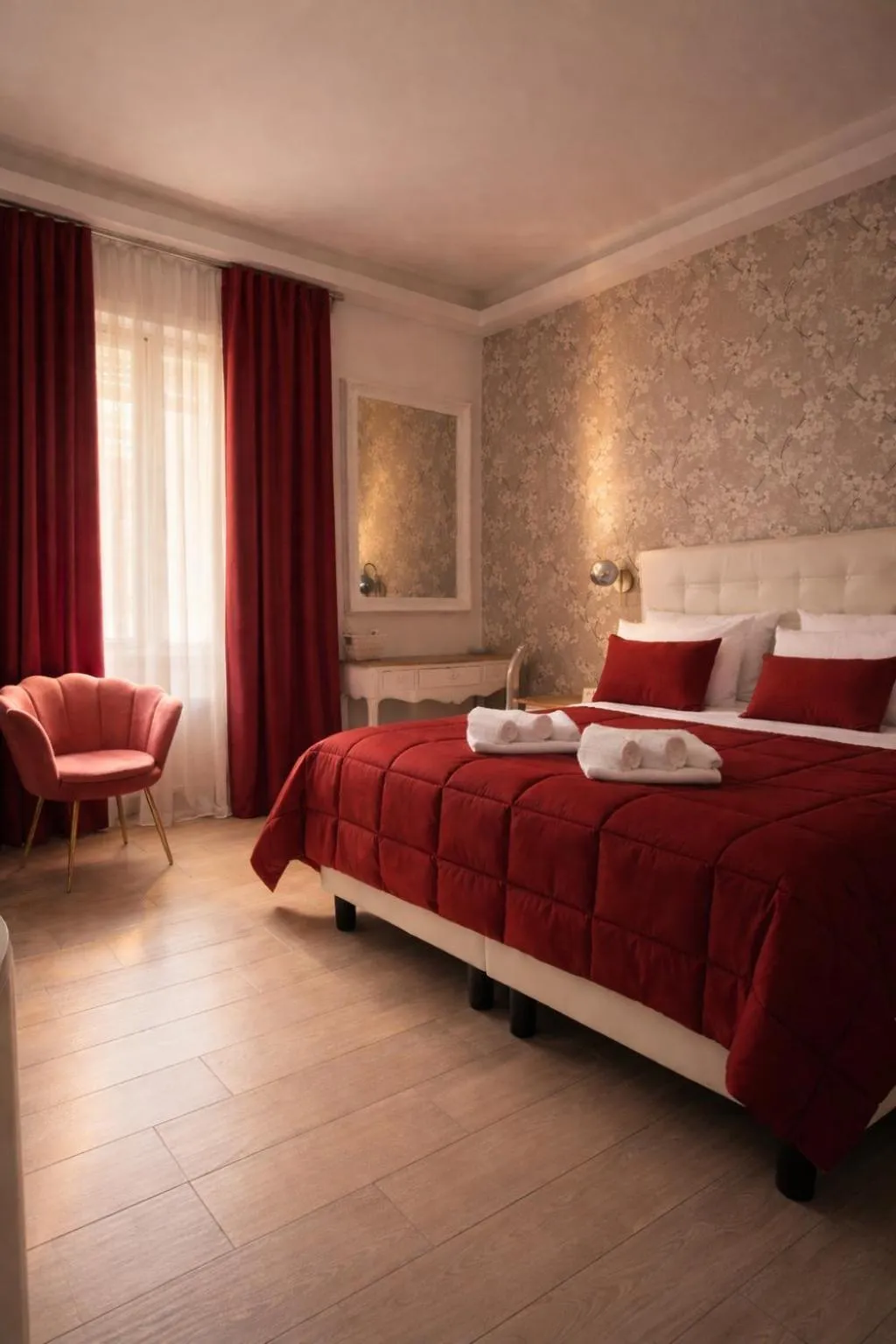 Bed in RomAntic Dreams Guest House