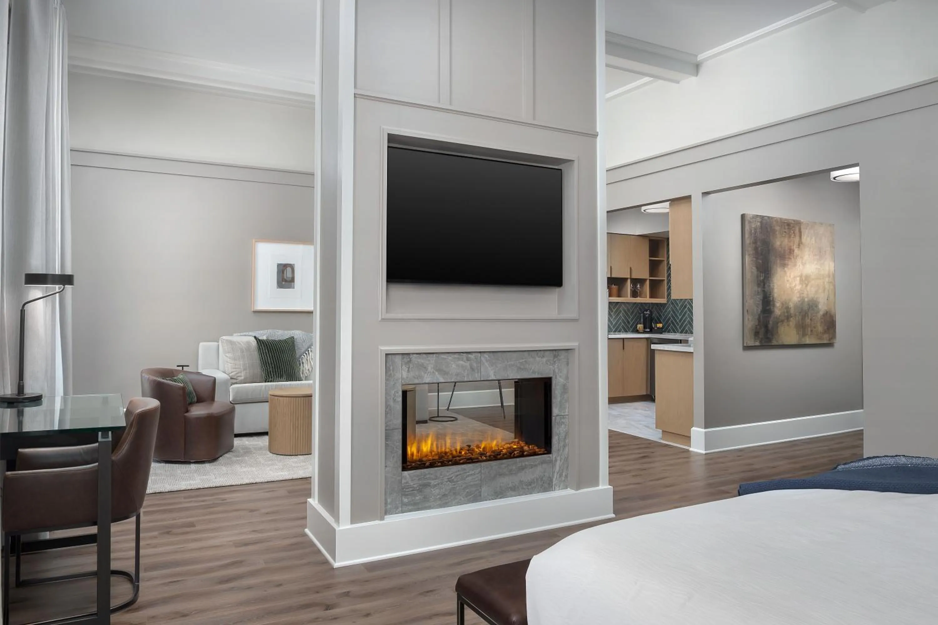 Living room, Bed in The Inn at Dayton
