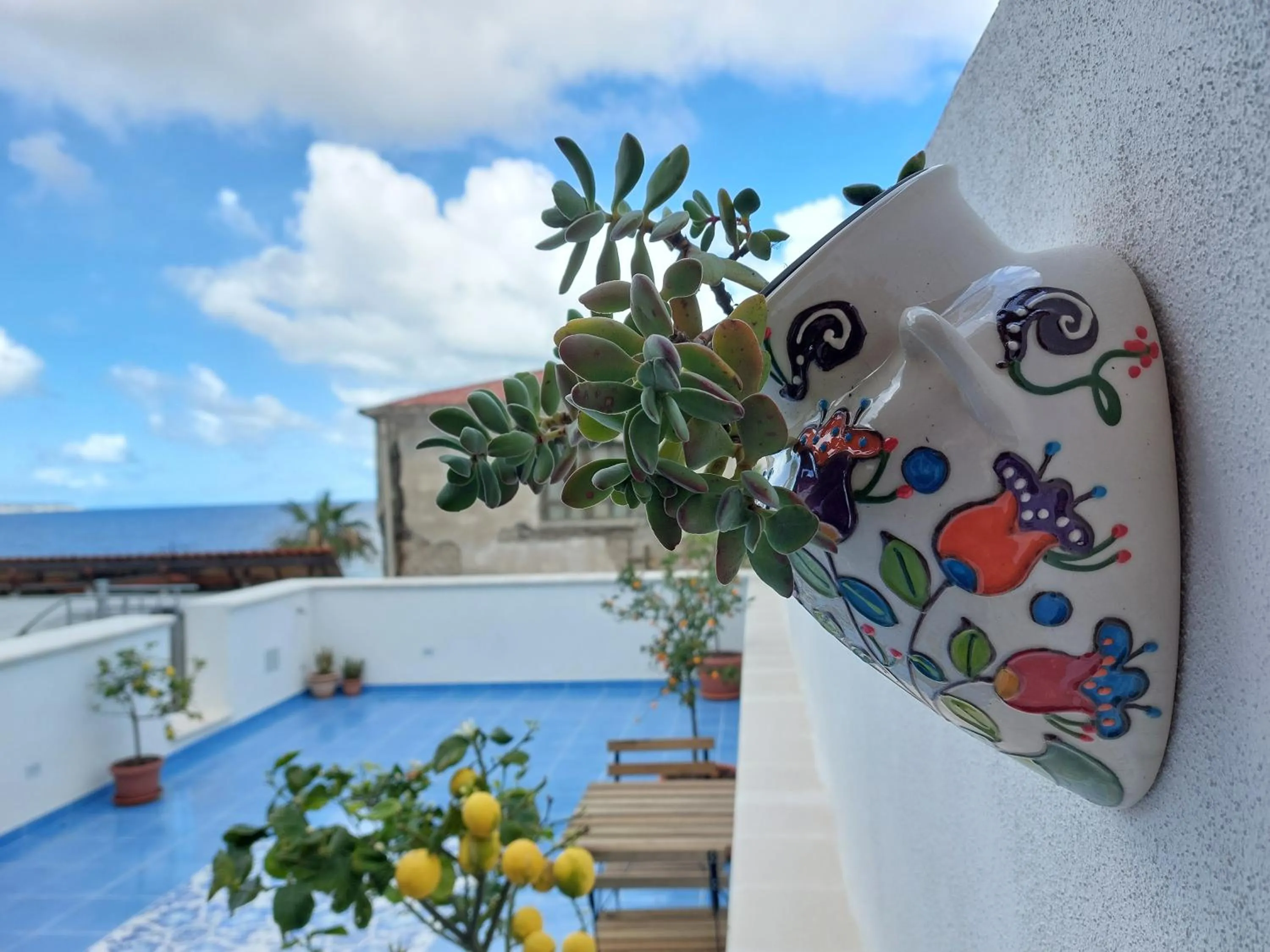 Balcony/Terrace in B&B La Filanda
