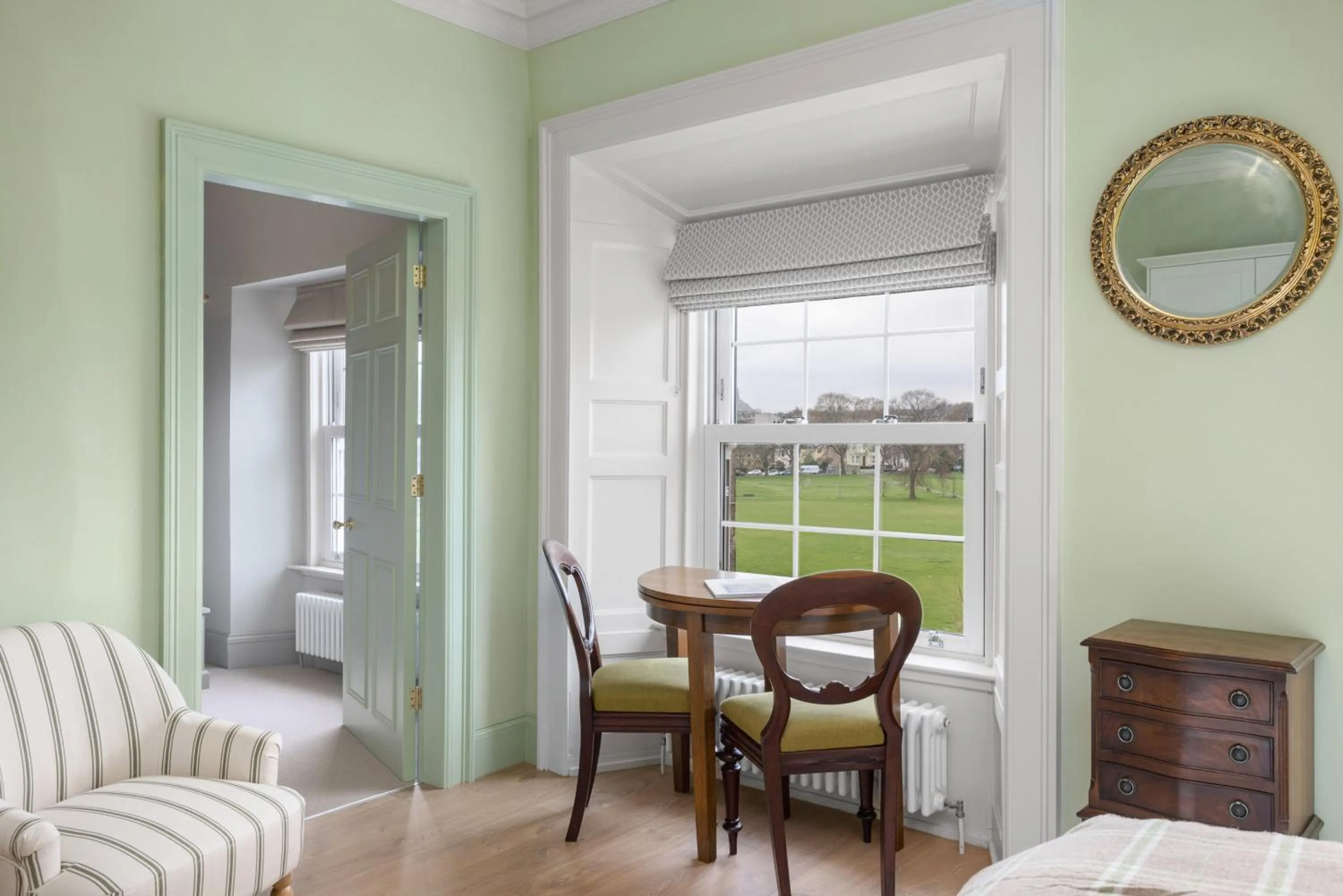 Dining area in The Townhouse, Leith