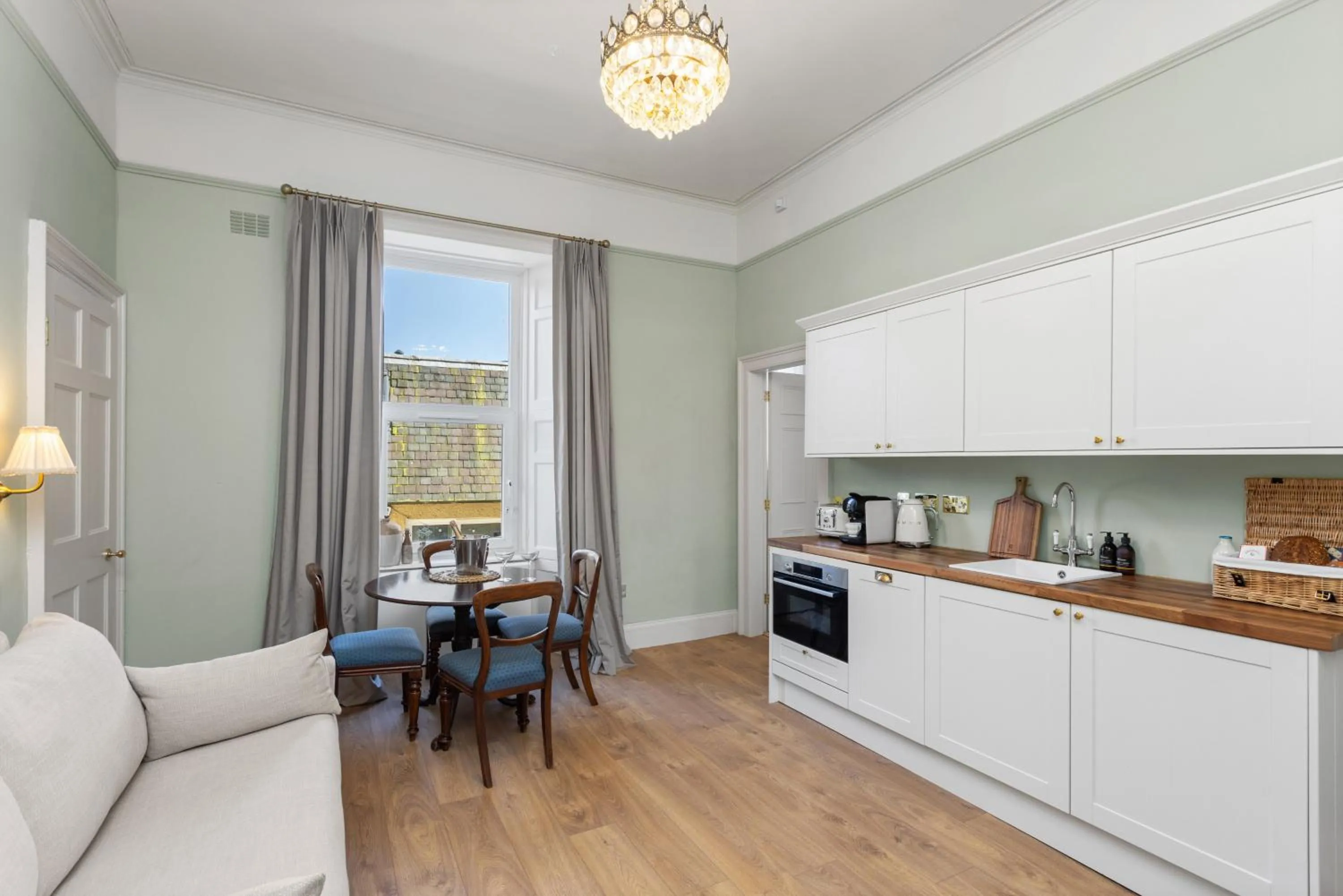 Kitchen or kitchenette in The Townhouse, Leith