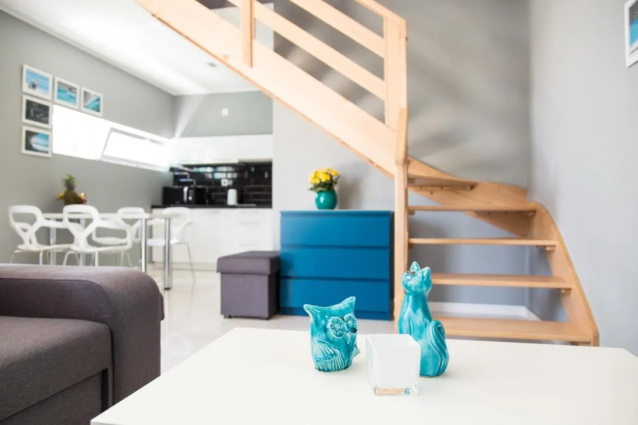 Kitchen or kitchenette in Ośrodek Sea Star Premium