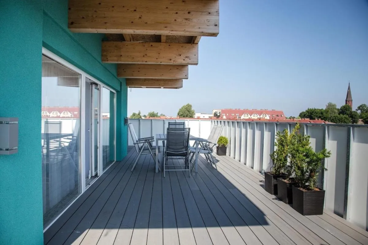 Balcony/Terrace in Ośrodek Sea Star Premium