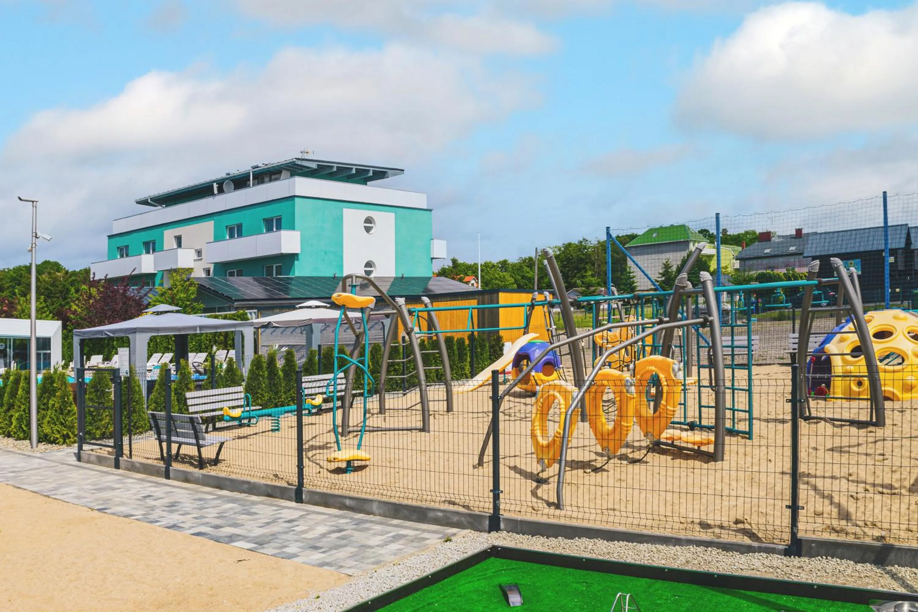 Children play ground in Ośrodek Sea Star Premium
