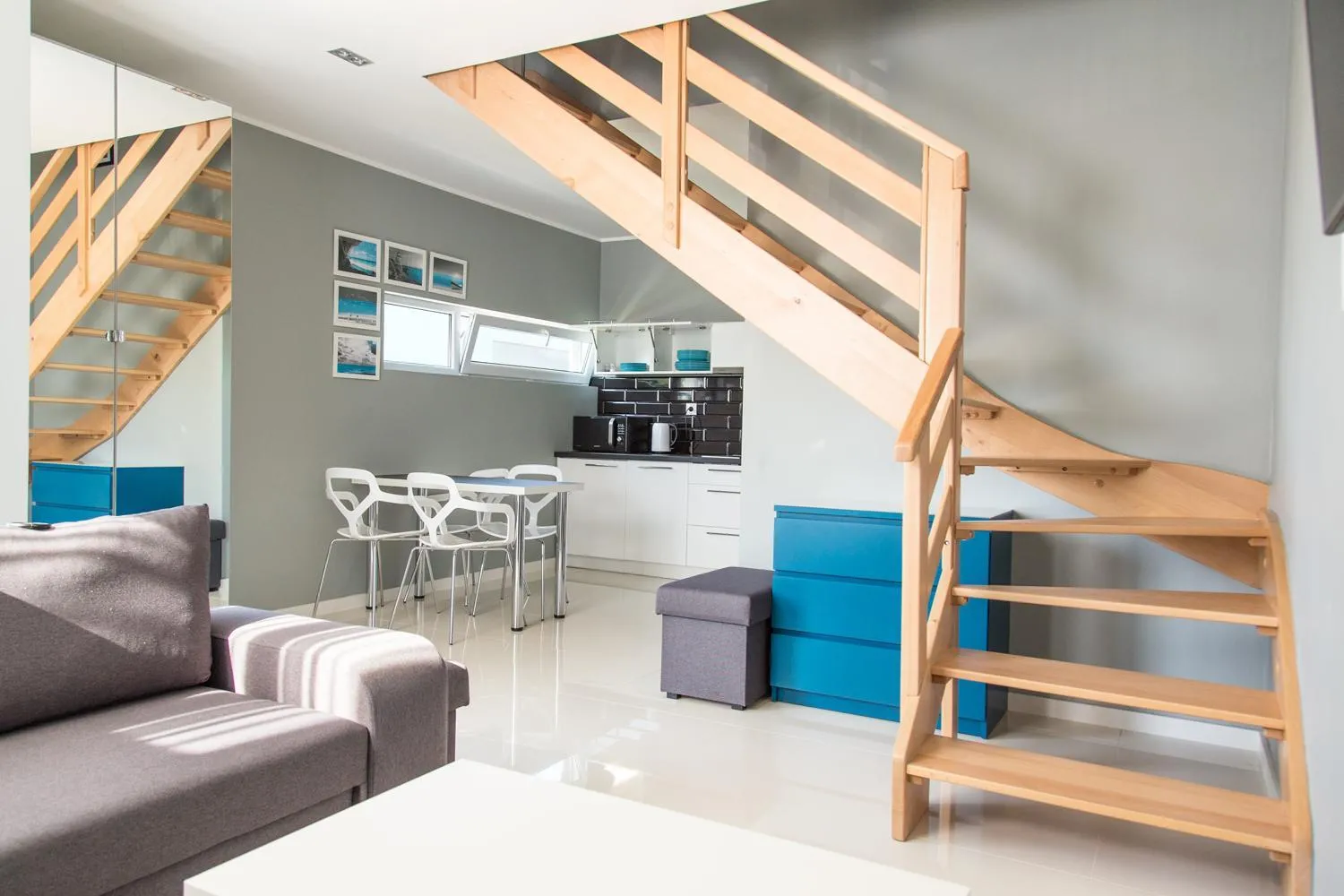 Kitchen or kitchenette in Ośrodek Sea Star Premium