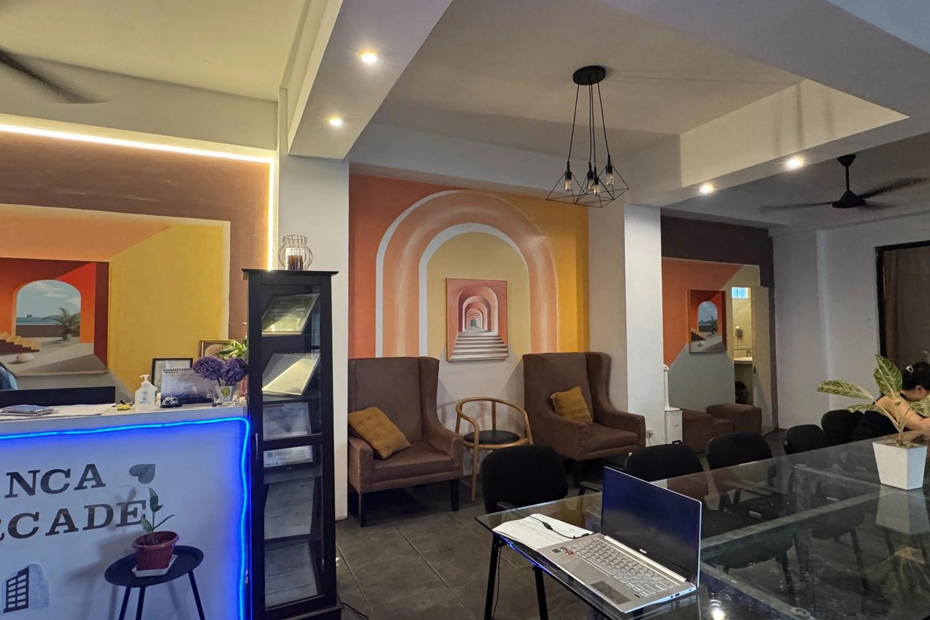 Lobby or reception in Franca Arcade near Quezon City Circle