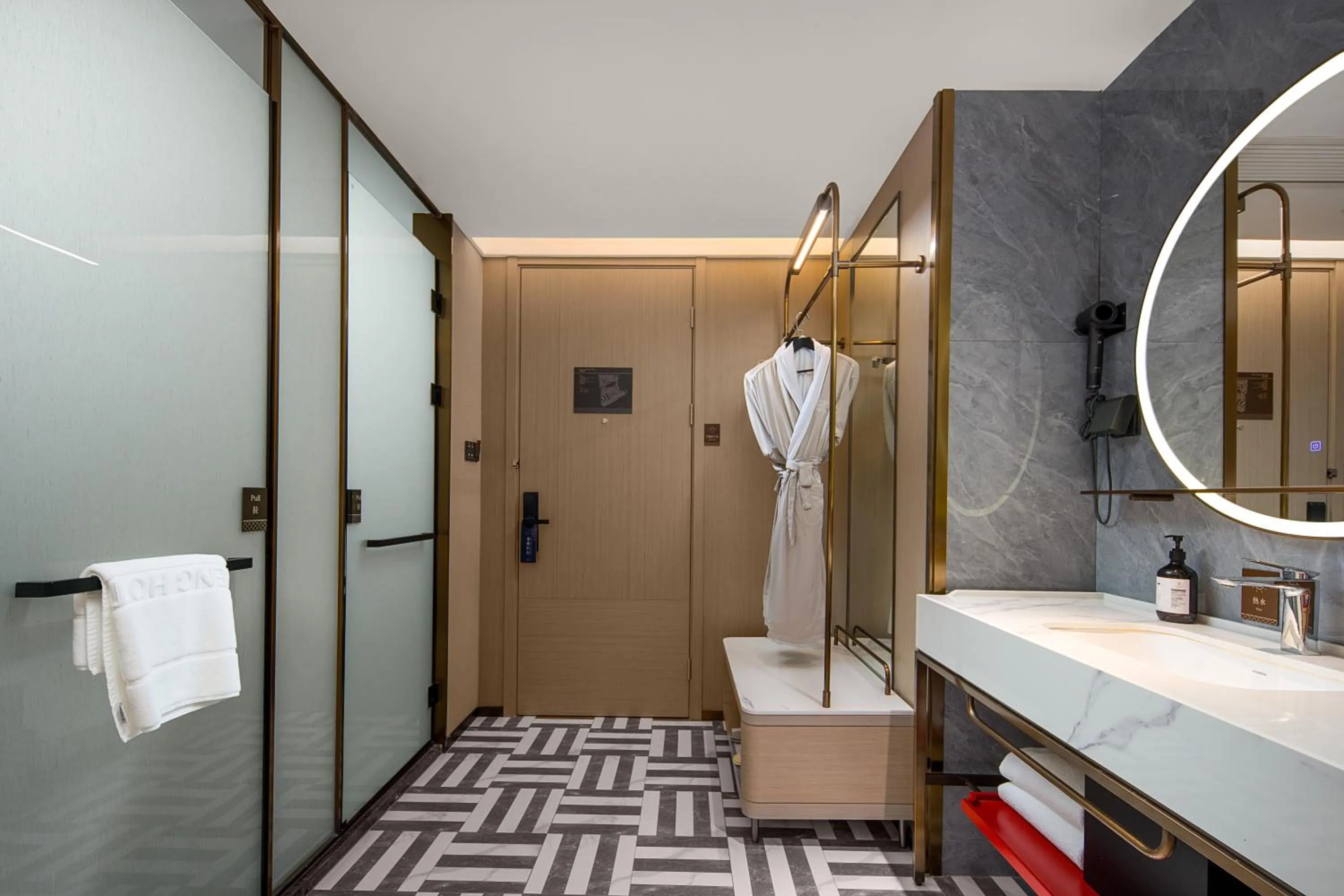 Bedroom in Echeng Hotel Chengdu Chunxi Road Taikoo Li