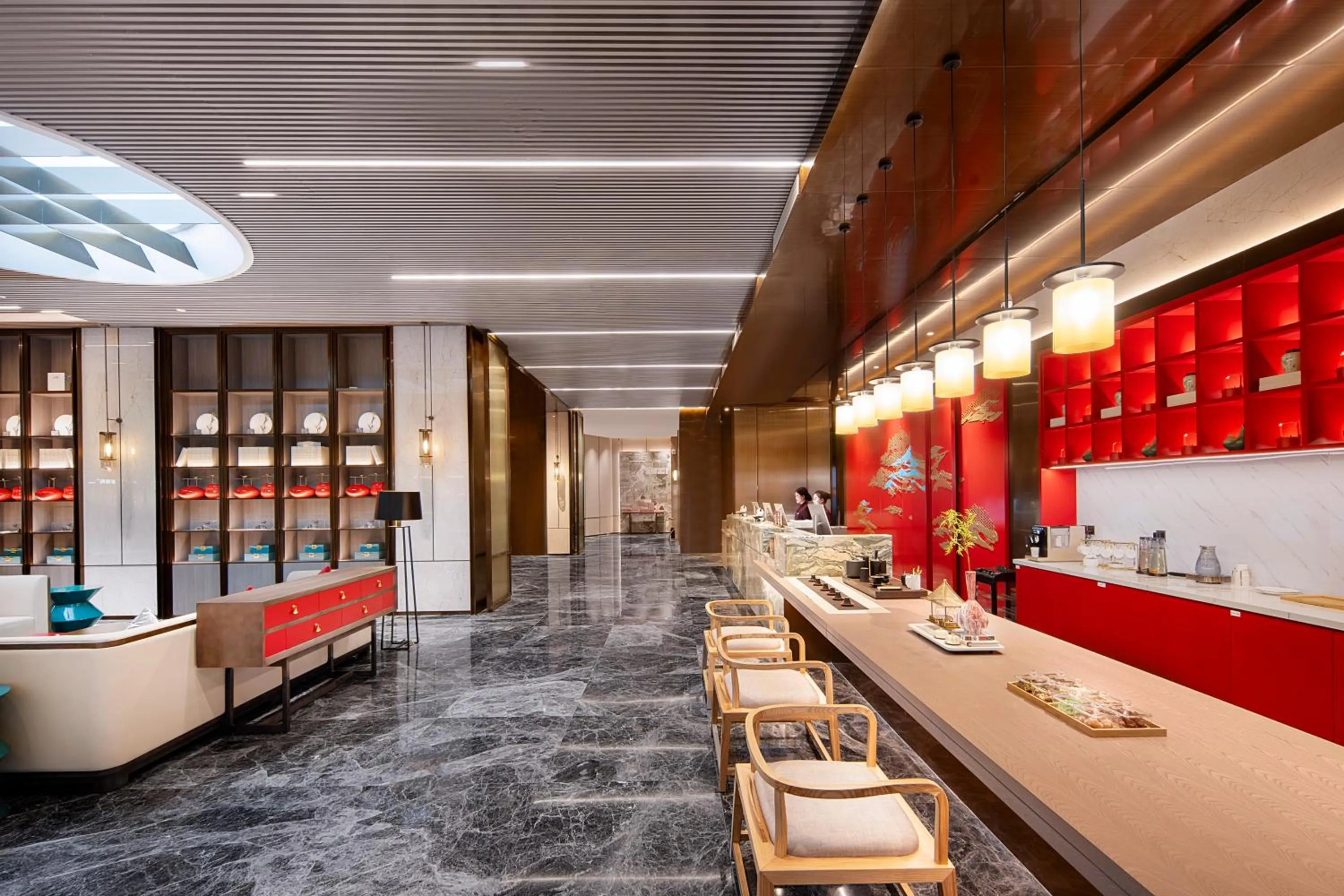 Seating area in Echeng Hotel Chengdu Chunxi Road Taikoo Li