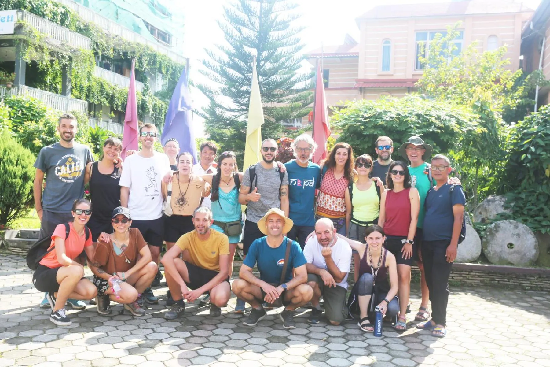 group of guests in Hotel M&D Suites