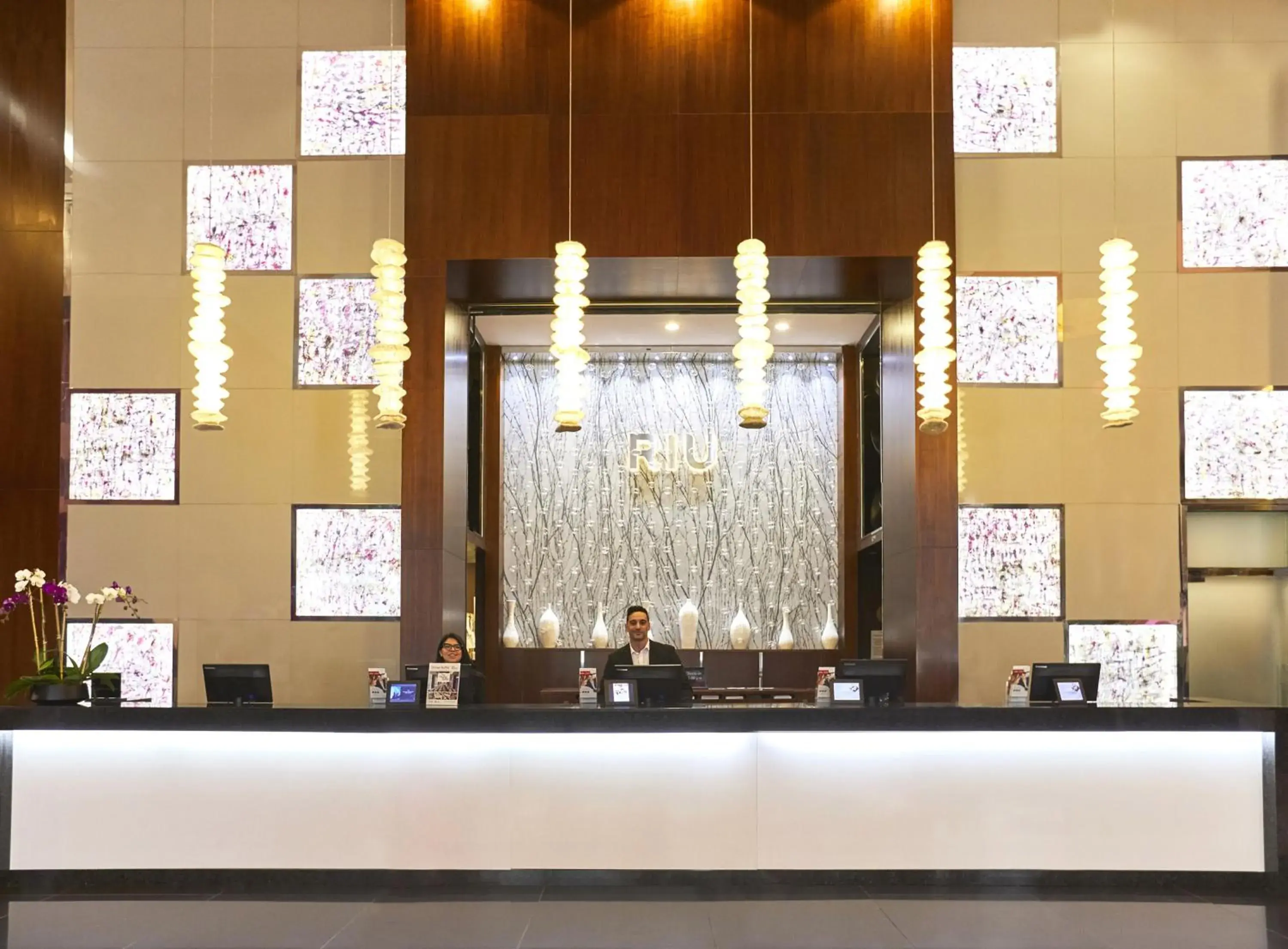 Lobby or reception in Riu Plaza New York Times Square Lobby or reception in Riu Plaza New York Times Square