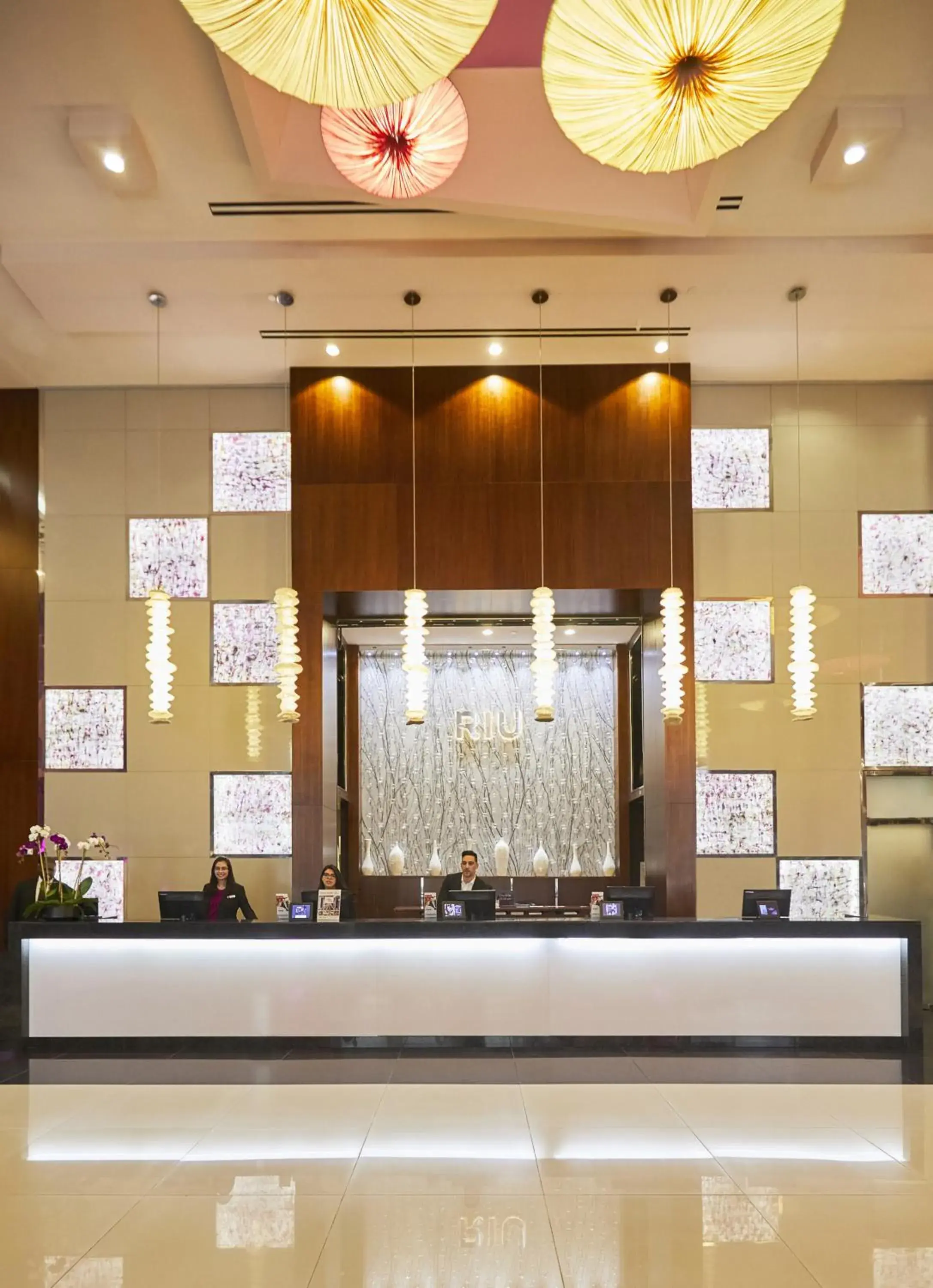 Lobby or reception in Riu Plaza New York Times Square Lobby or reception in Riu Plaza New York Times Square