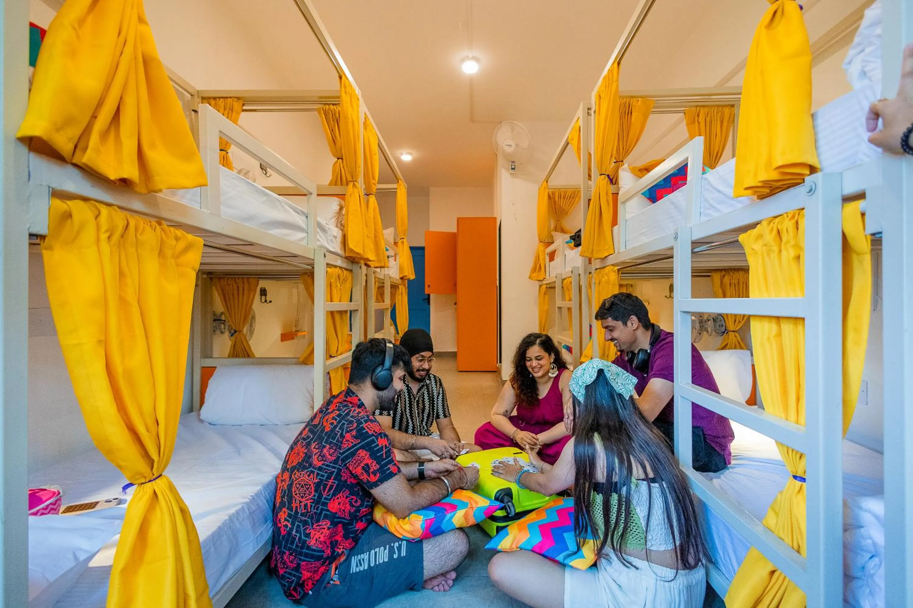 Bed in 8 Bed Mixed Only A/C Dormitory Room with Ensuite Bathroom in goSTOPS PLUS Goa, Panaji